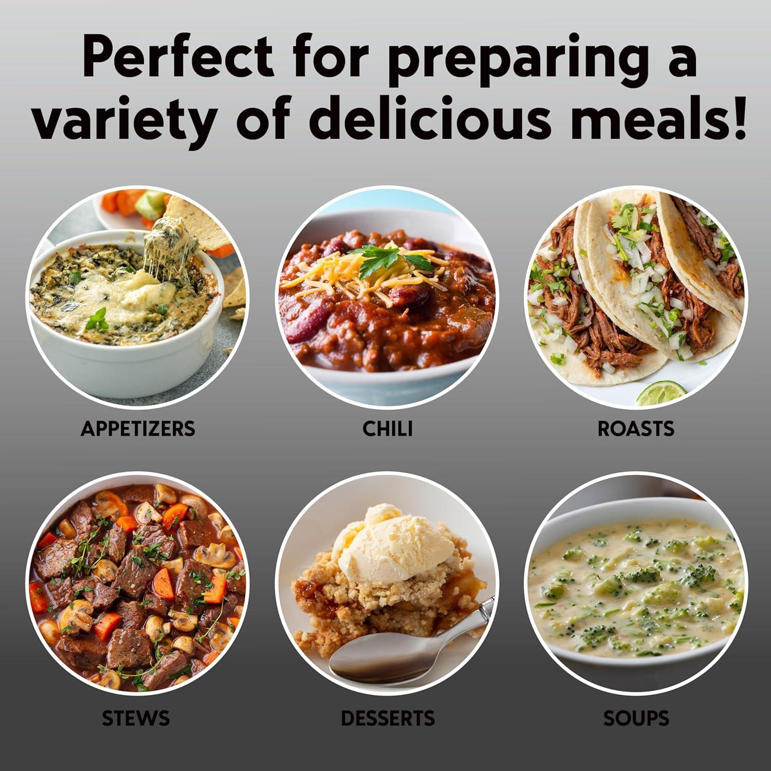 Olla de Cocción Lenta COOK WITH COLOR 2QT Negra Cerámica