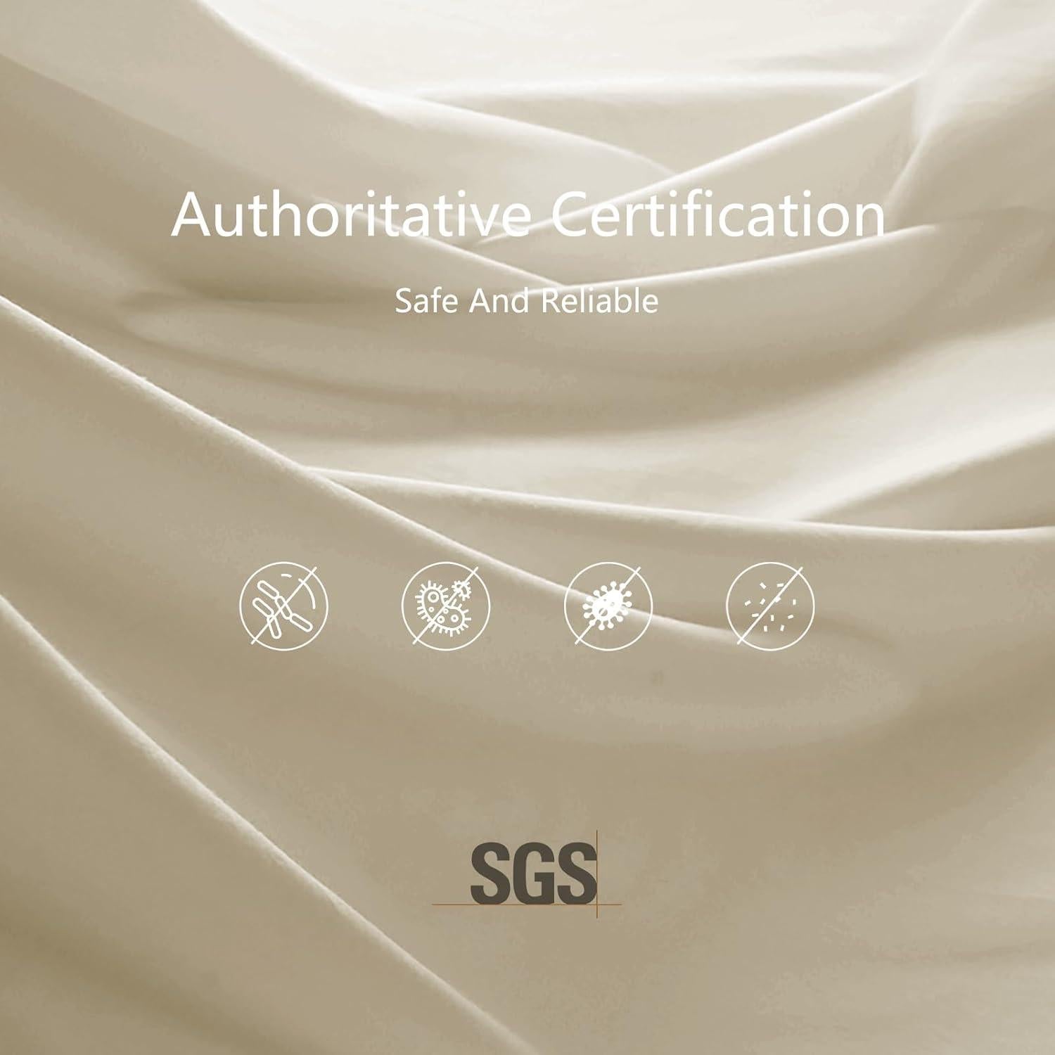 Edredón King TEXARTIST Beige Transpirable 2100 Series 259x228cm