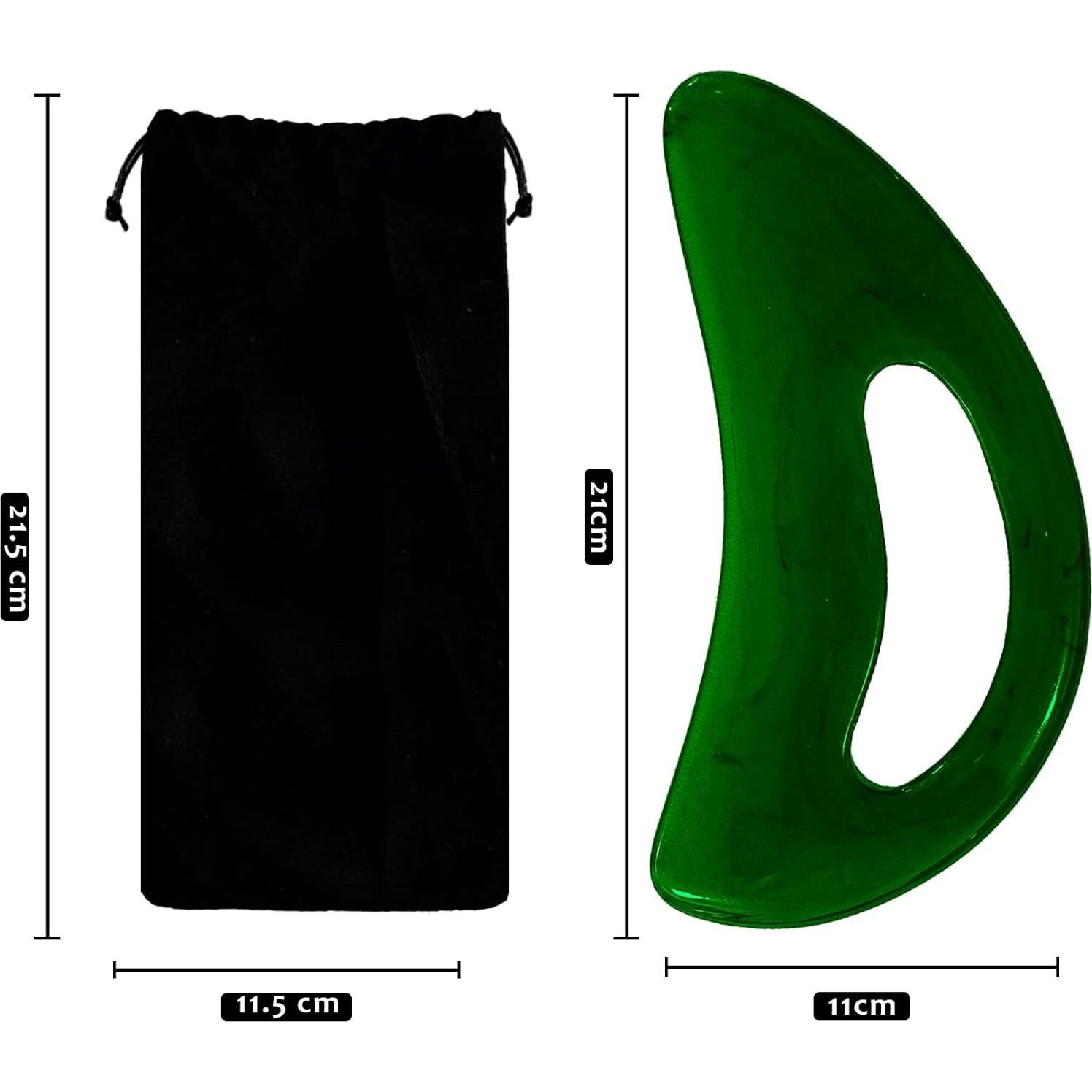 Gua Sha Grande RAAFI Rosa para Drenaje Linfático y Celulitis