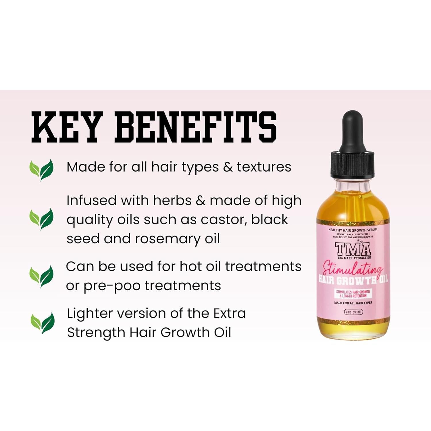 Aceite para el Cabello The Mane Attraction 59ml - Crecimiento y Hidratación