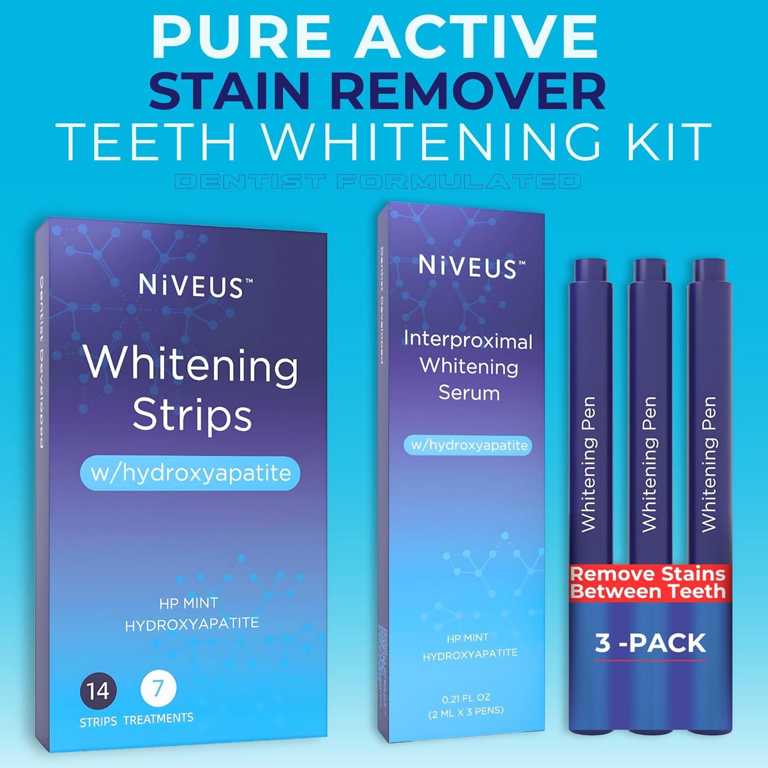 Tiras Blanqueadoras Niveus - 14 Tiras con 9% Peróxido