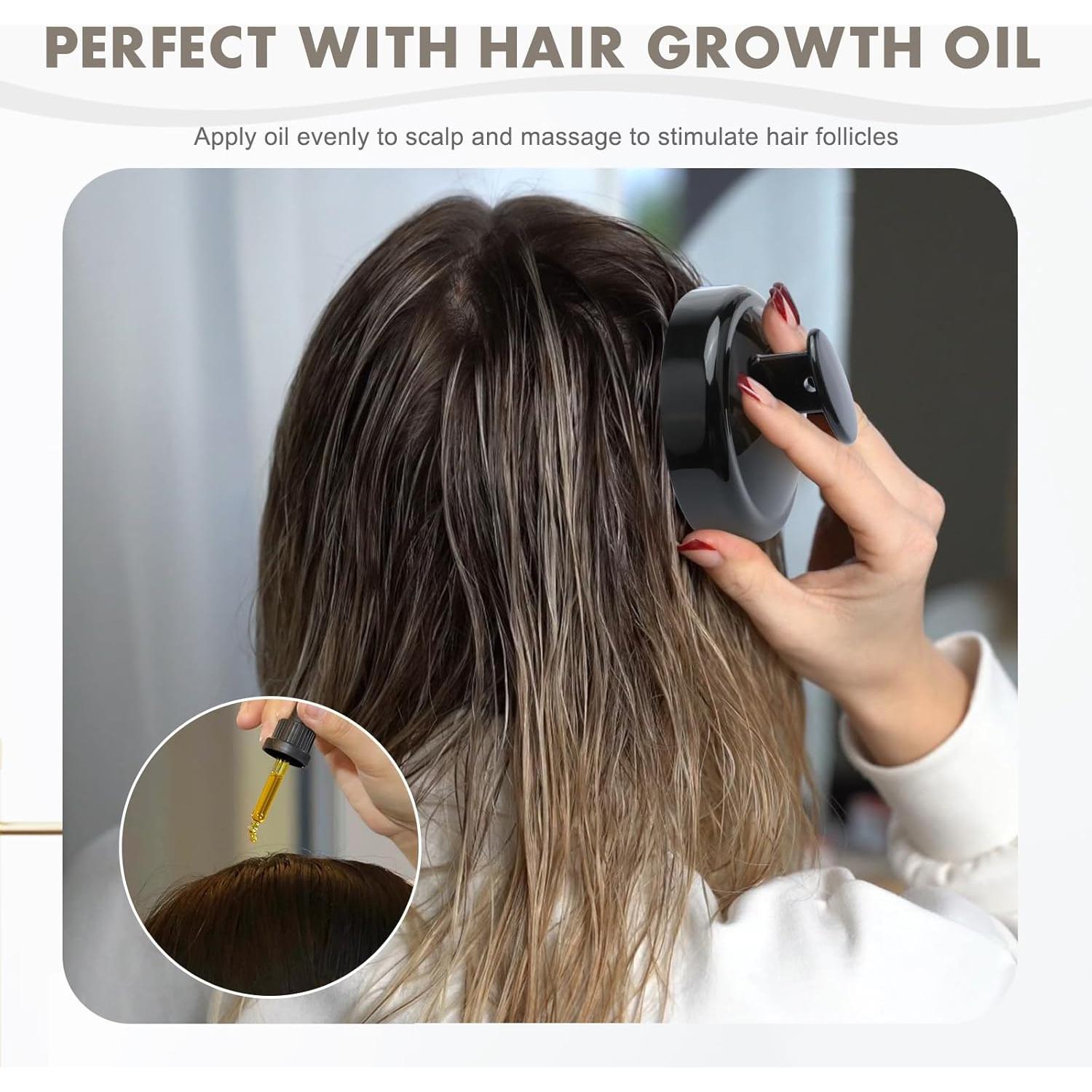 Masajeador de Cuero Cabelludo FREATECH FR3002D Negro