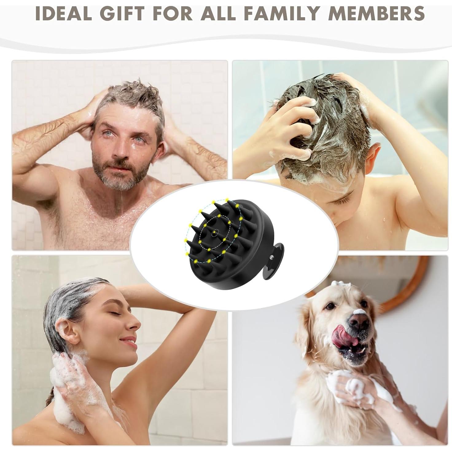 Masajeador de Cuero Cabelludo FREATECH FR3002D Negro