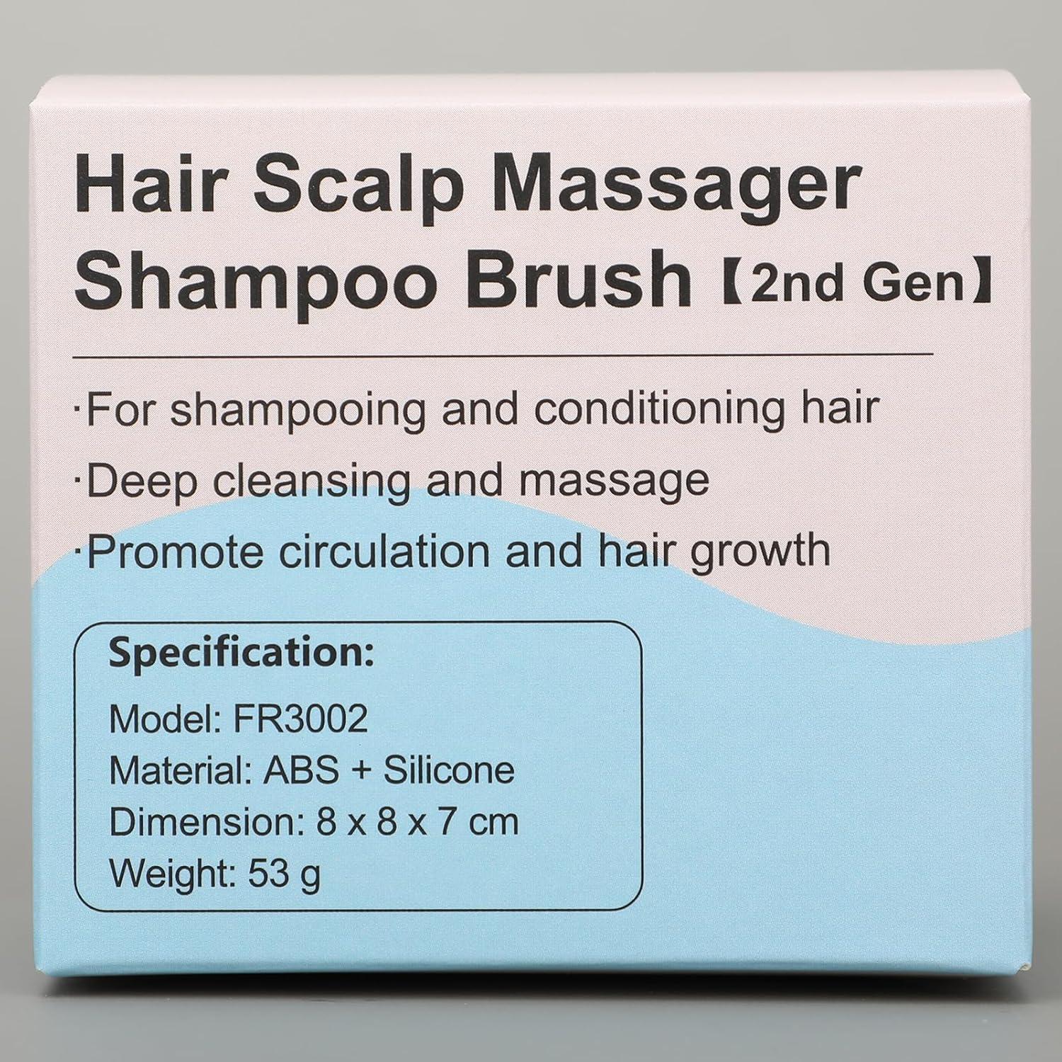 Masajeador de Cuero Cabelludo FREATECH FR3002D Negro