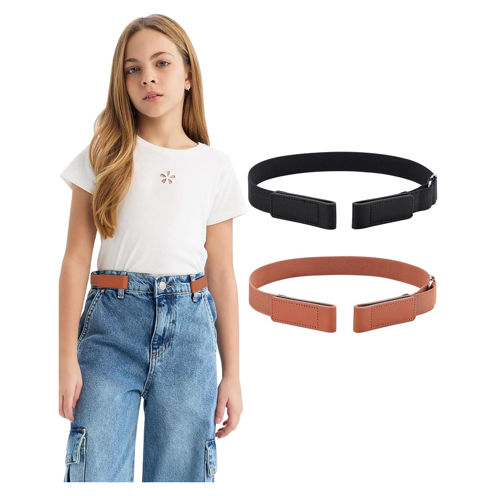 Cinturón Elástico Sin Hebilla AWAYTR para Niñas 43-68.6 cm