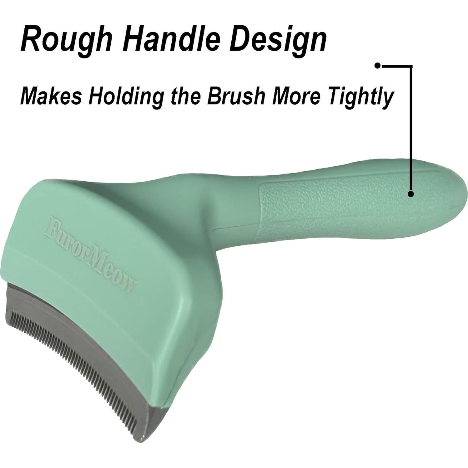 Cepillo deshedding para mascotas Haigele pequeño verde