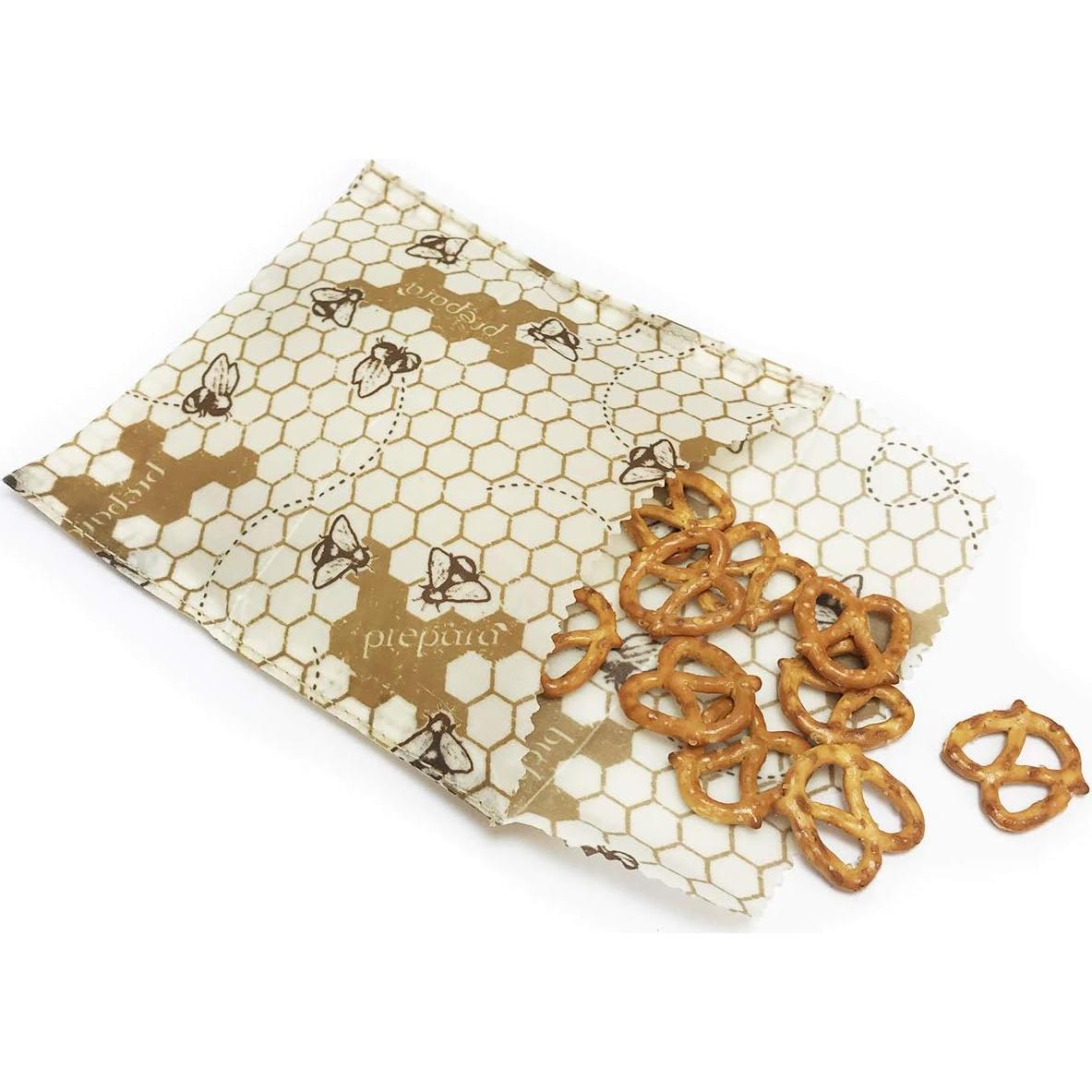 Set de 3 Envolturas de Cera de Abeja Prepara - Reutilizables