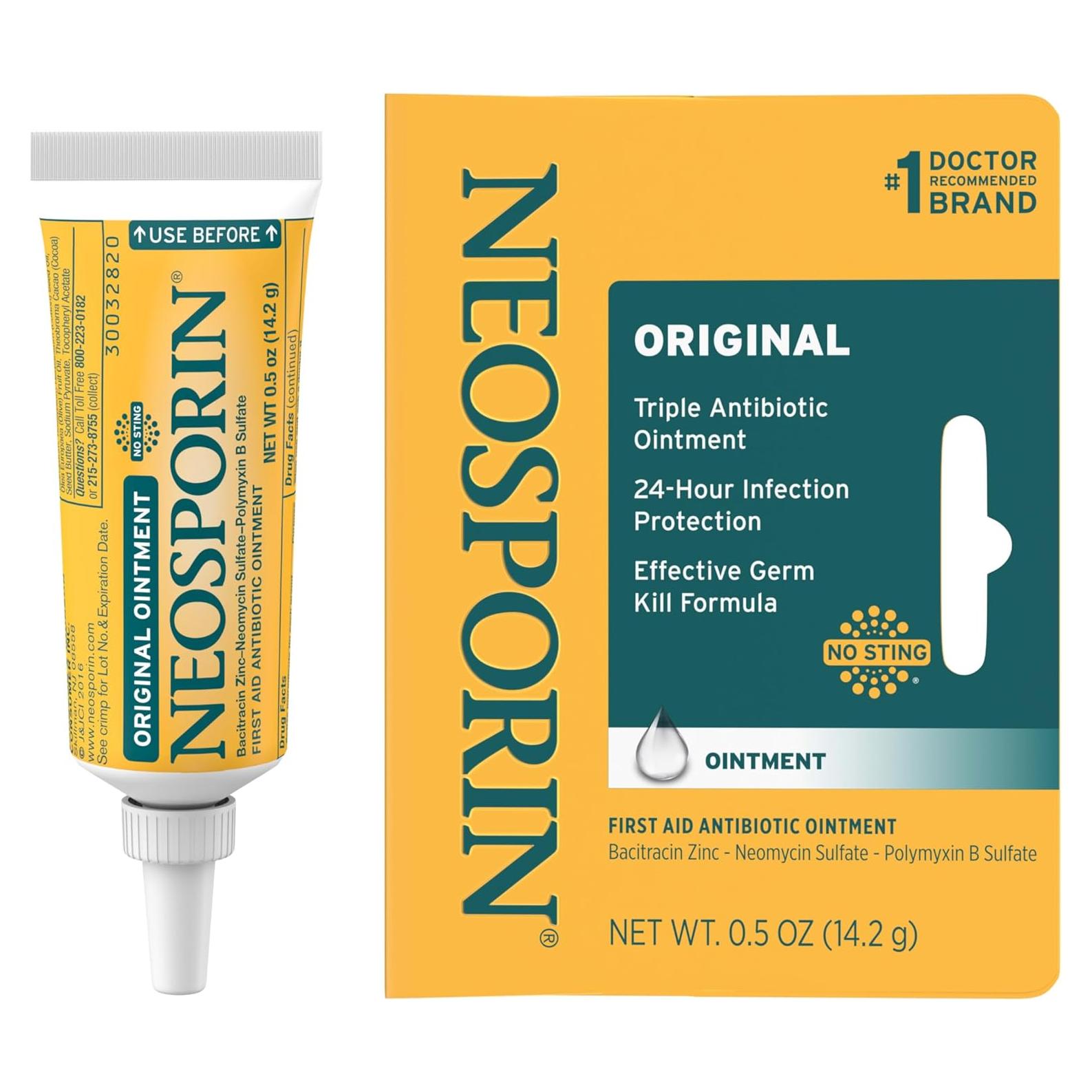 Neosporin Ungüento Antibiótico 14.17 g - Protección Heridas