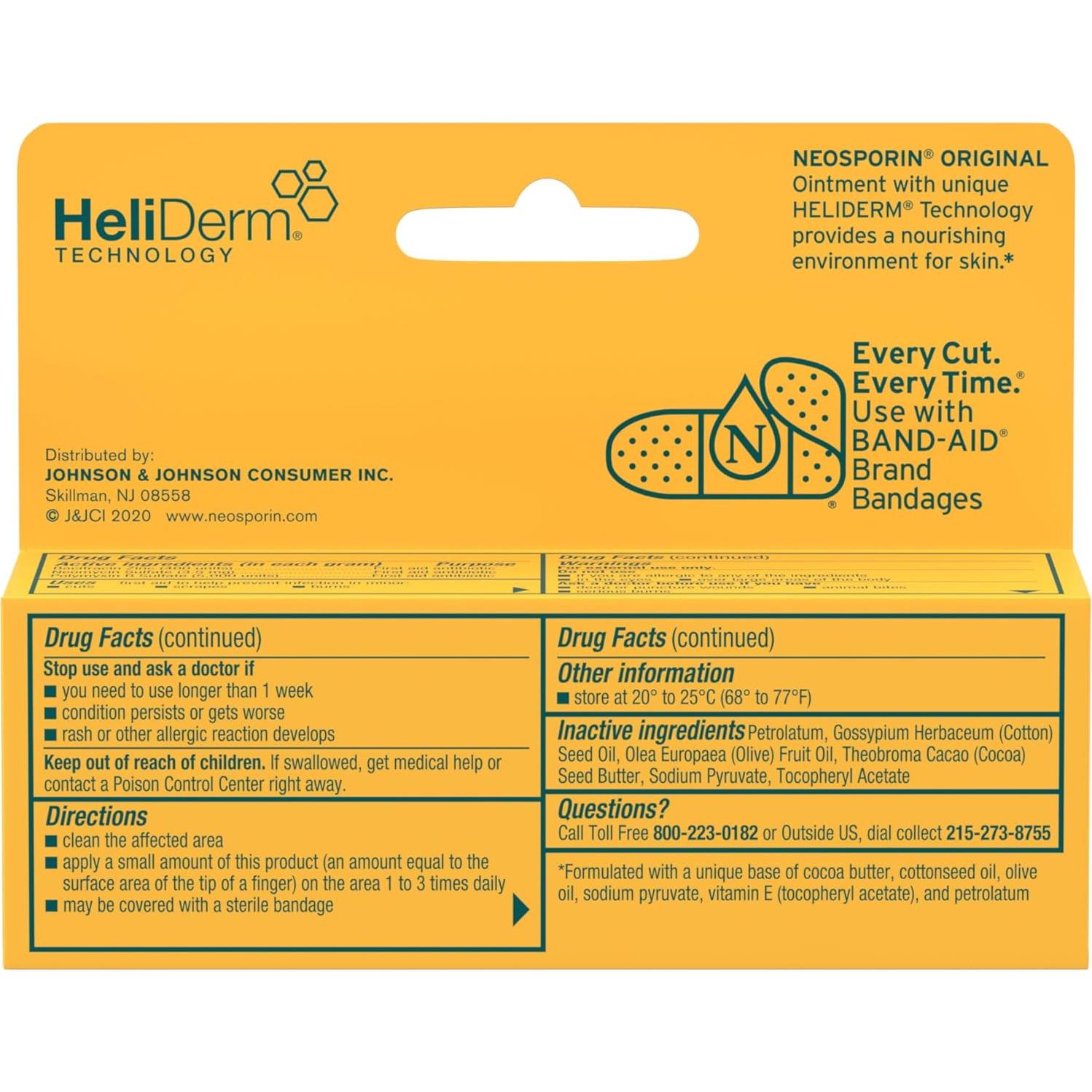 Neosporin Ungüento Antibiótico 14.17 g - Protección Heridas