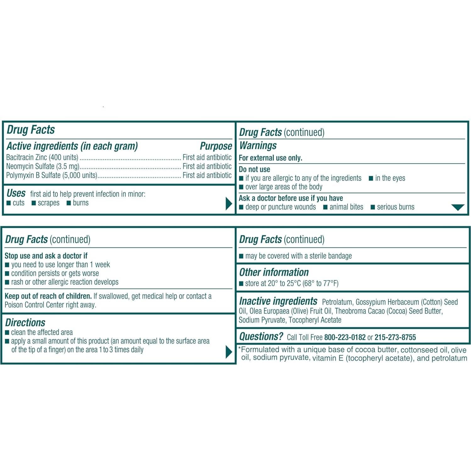 Neosporin Ungüento Antibiótico 14.17 g - Protección Heridas