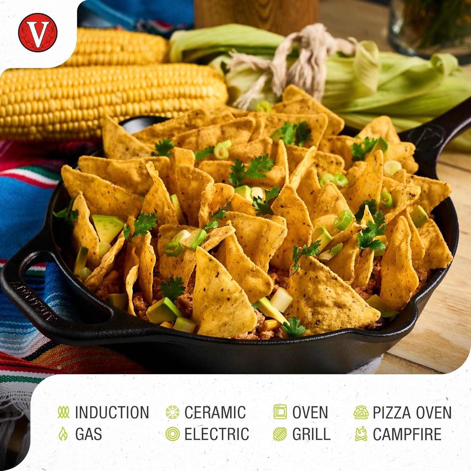 Sartén de Hierro Fundido Victoria 25 cm Catrina Día de Muertos