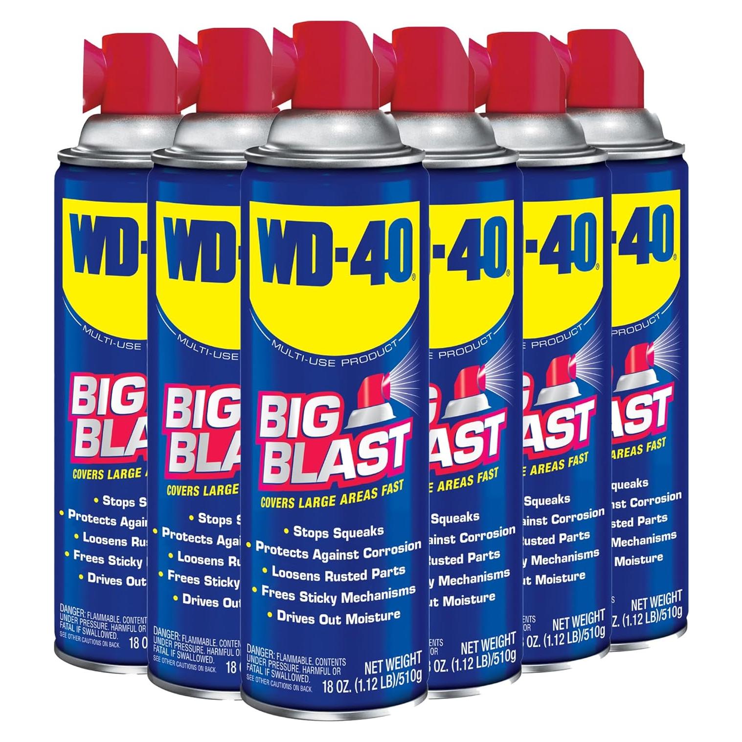 WD-40 Multiuso Spray Gran Alcance 510 ml - Paquete de 6