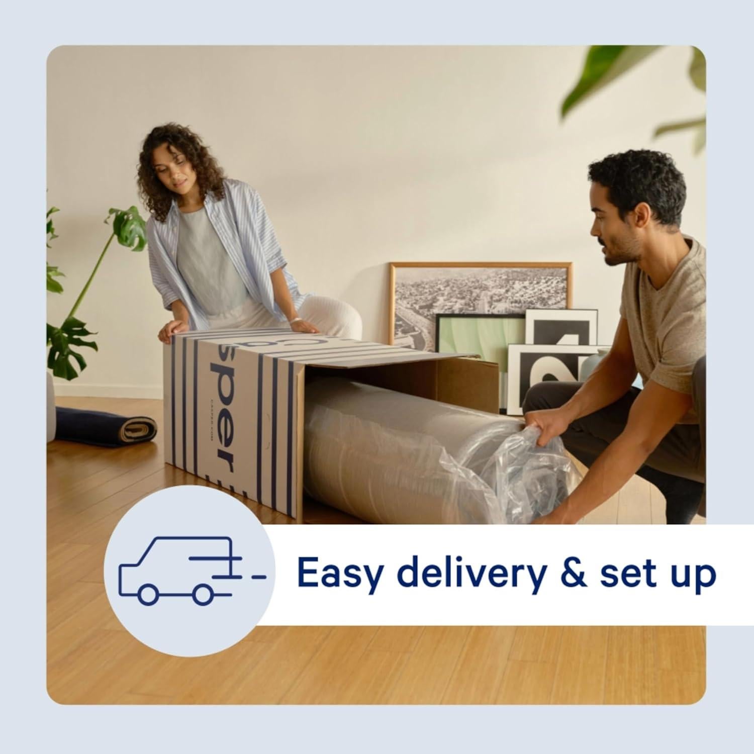 Colchón Twin Casper Original Espuma Media Firme 190.5x96.5cm