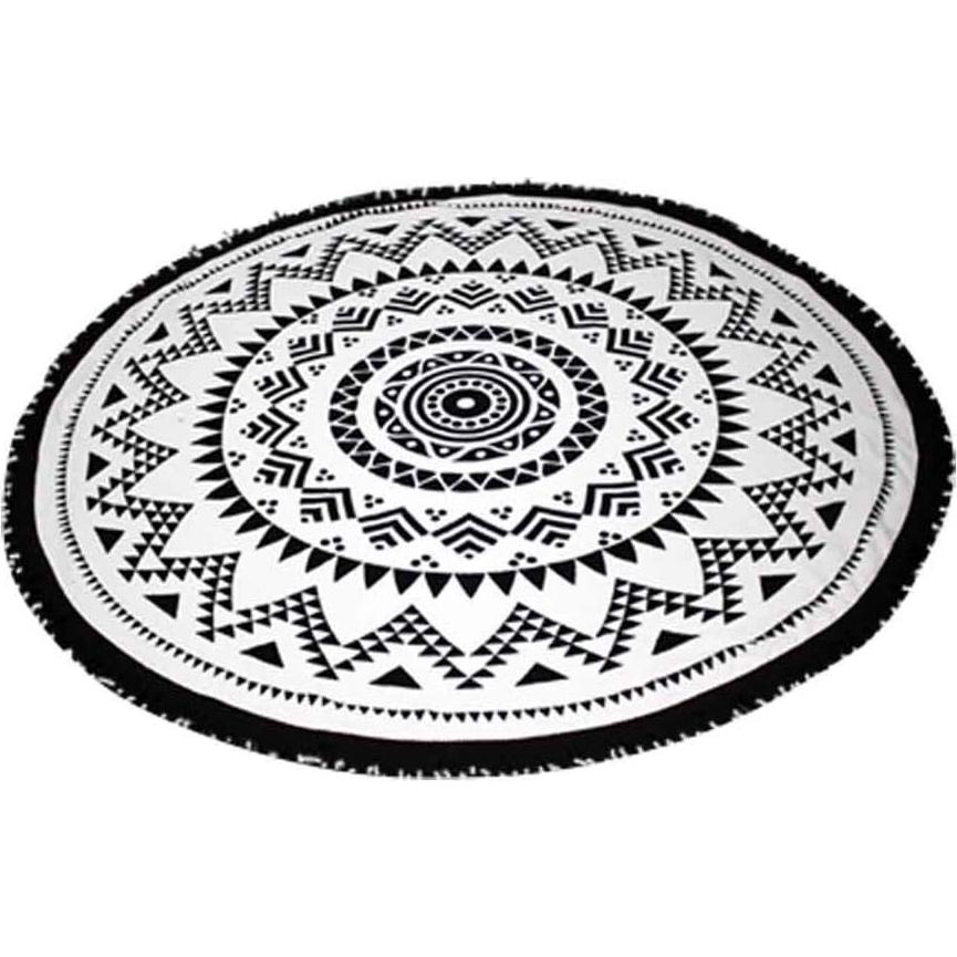 Toalla de Playa Redonda SwimZip 150 cm Algodón Velour