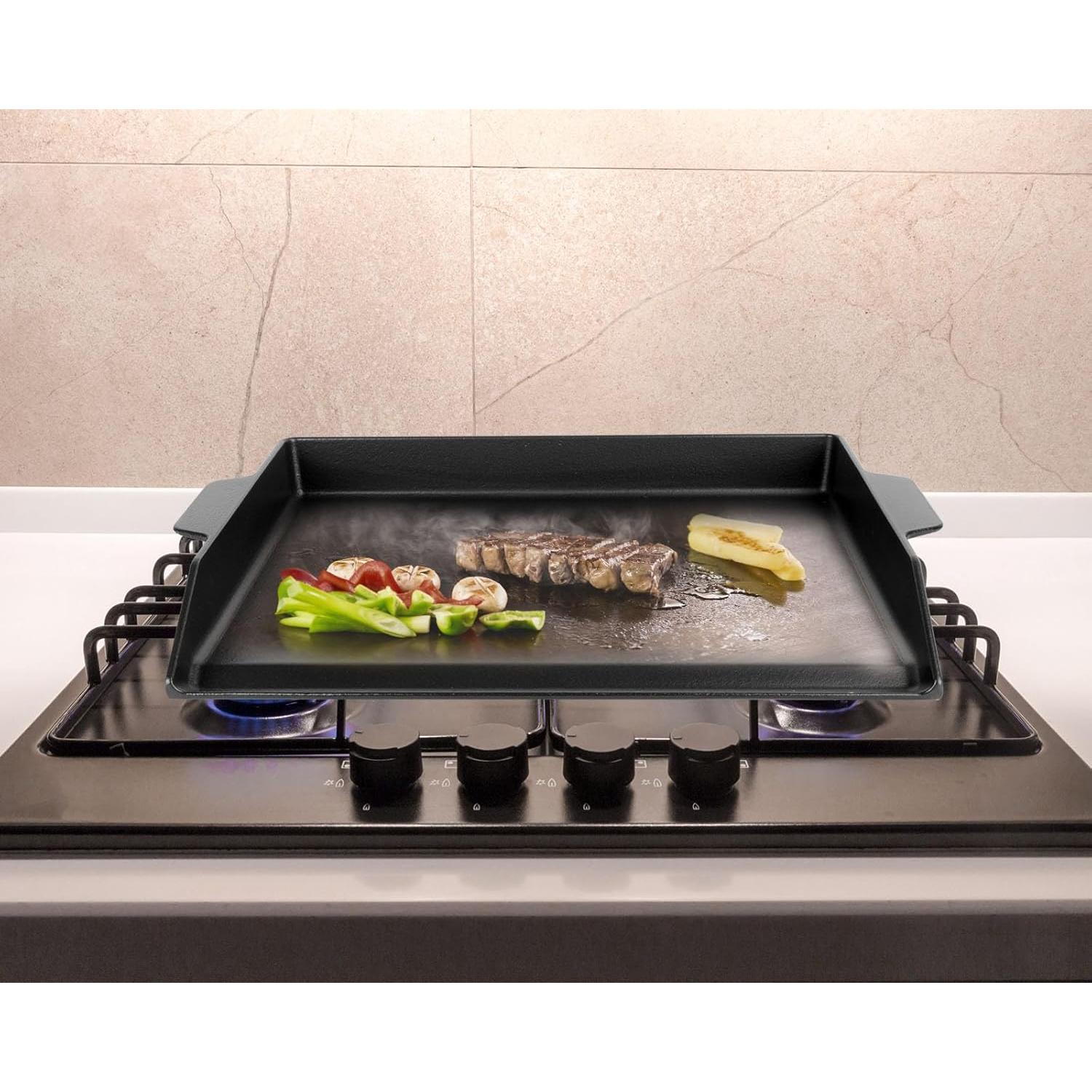 Plancha de Hierro Fundido BBQ Future 47.24x35.56 cm Antiadherente
