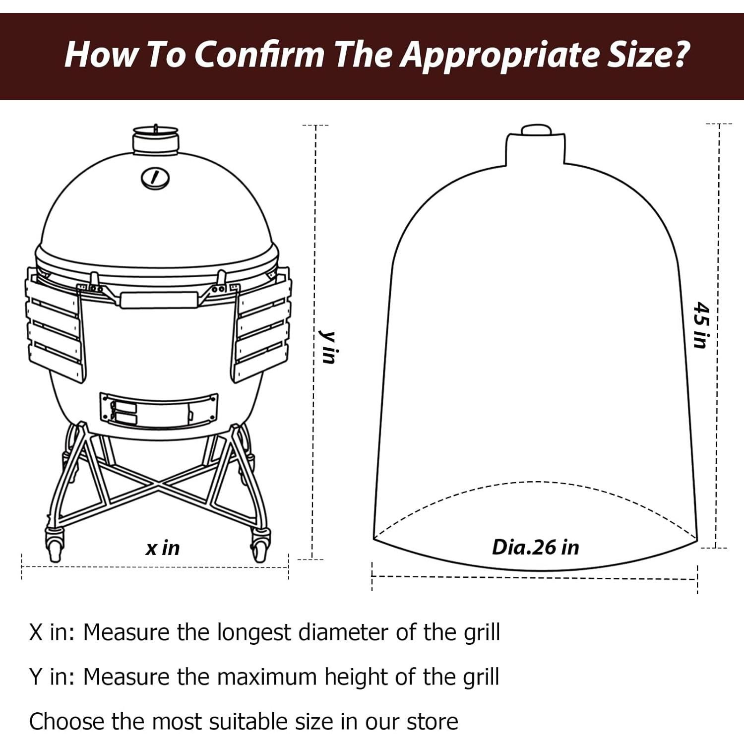 Funda Impermeable KAMaster para Parrilla Kamado 66 cm
