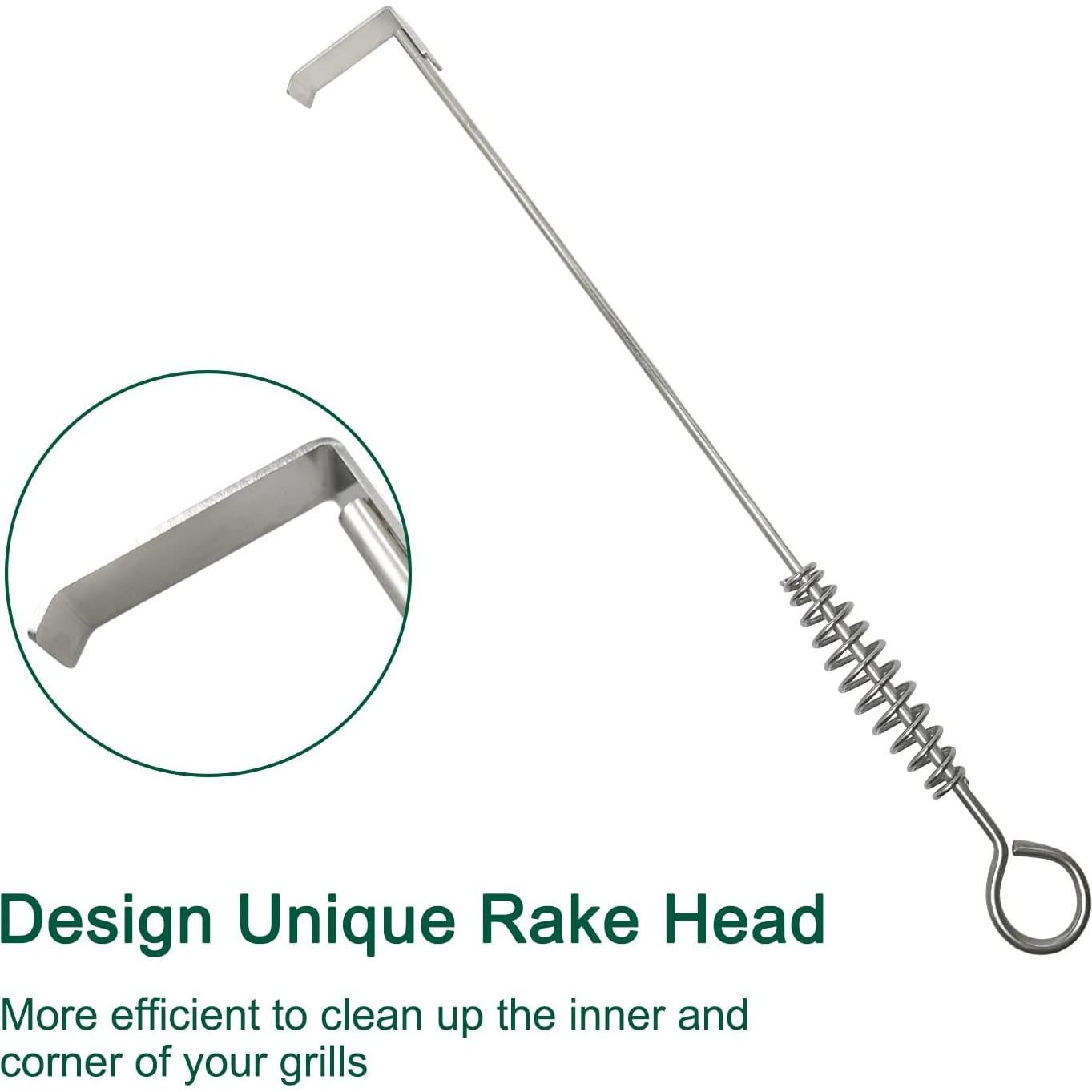 Herramienta de ceniza Quantfire 45.7 cm con tenedor para parrillas