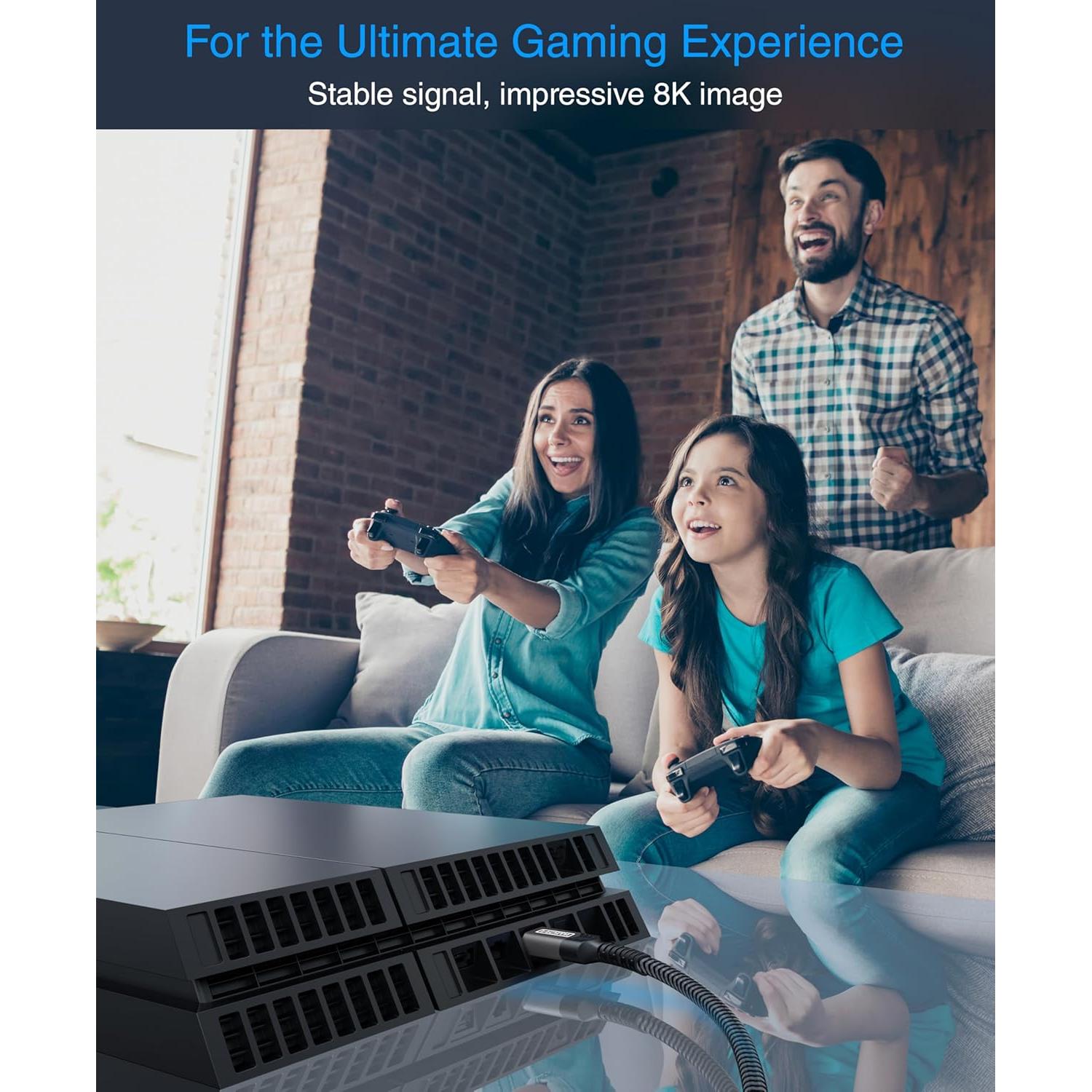 Cable HDMI BlueRigger 8K 0.91m Alta Velocidad 48Gbps