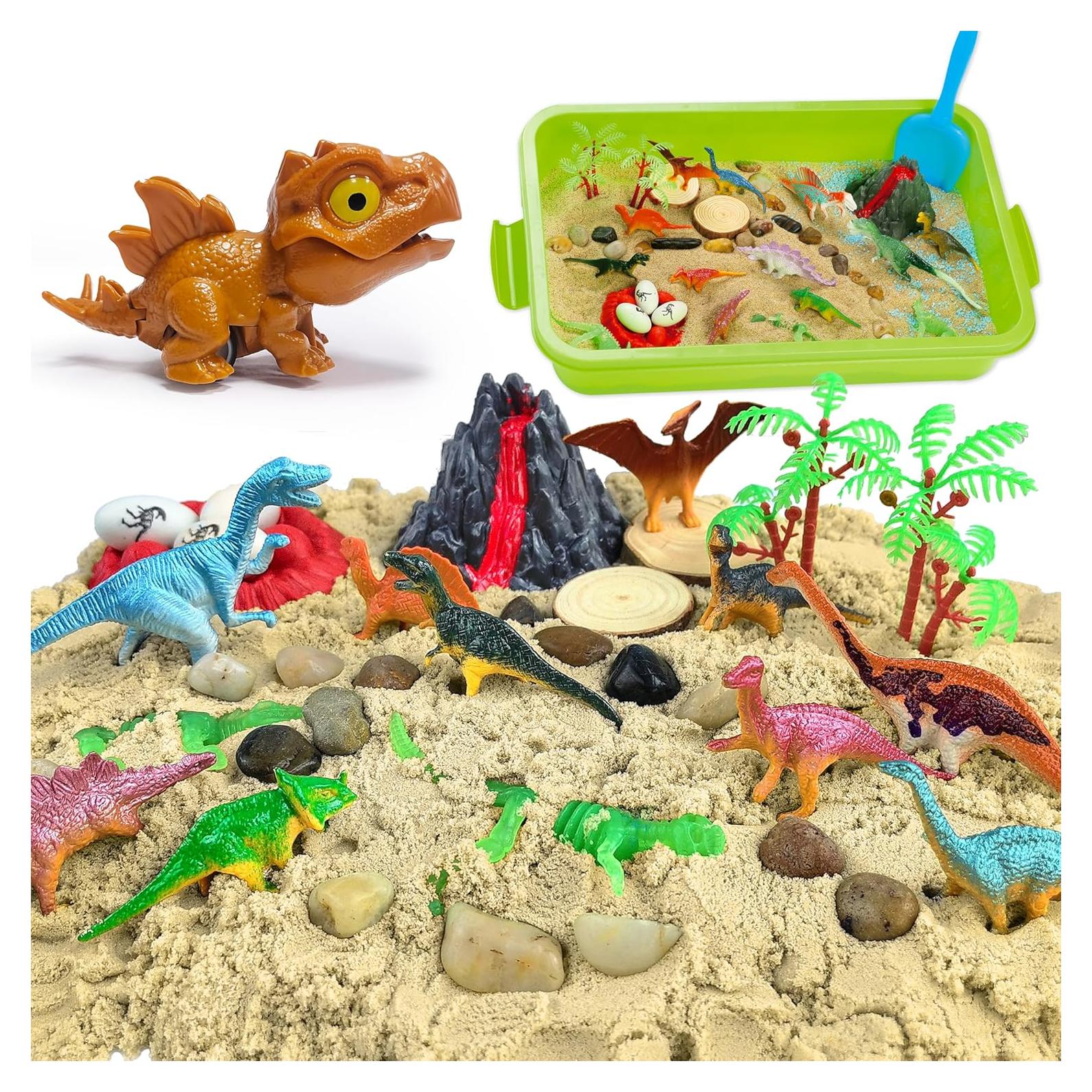 Caja Sensorial de Dinosaurios Carolart 1.25 kg para Niños