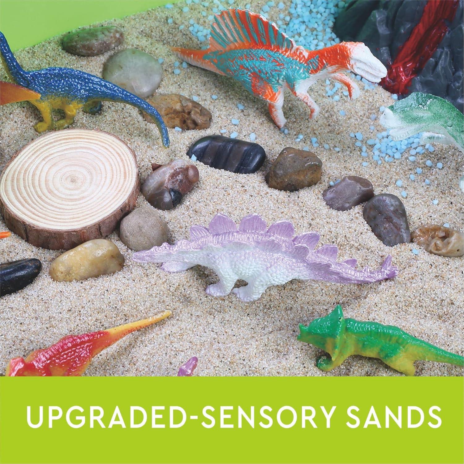 Caja Sensorial de Dinosaurios Carolart 1.25 kg para Niños