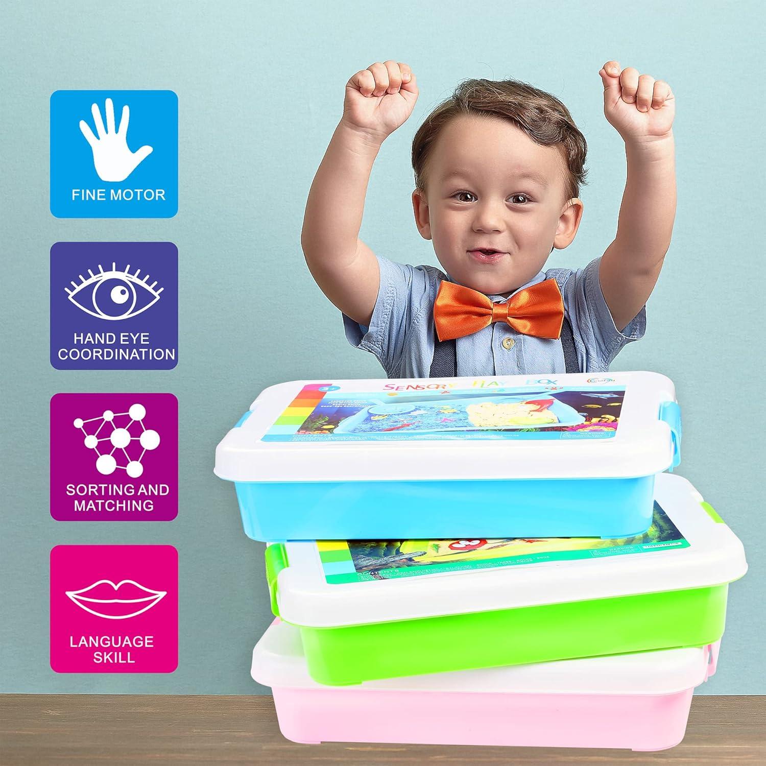 Caja Sensorial de Dinosaurios Carolart 1.25 kg para Niños