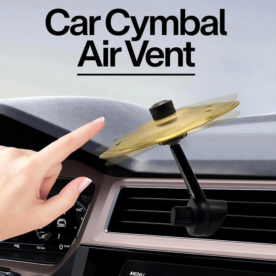 Mini Platillo de Ventilación de Auto ZAGEVIVIN Oro 13.5cm