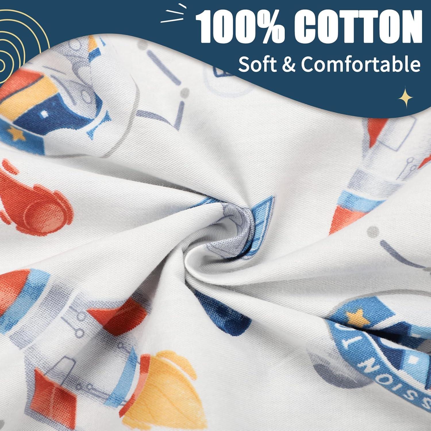 Funda Reversible para Lounger de Bebé Cohete Azul 90x53 cm