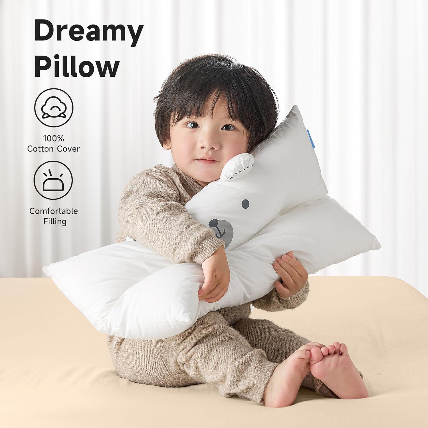 Almohada para Niños Choc Chick Oso 50x30 cm Hipoalergénica