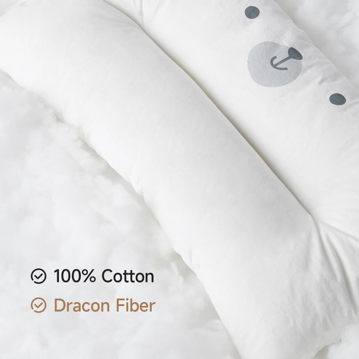 Almohada para Niños Choc Chick Oso 50x30 cm Hipoalergénica