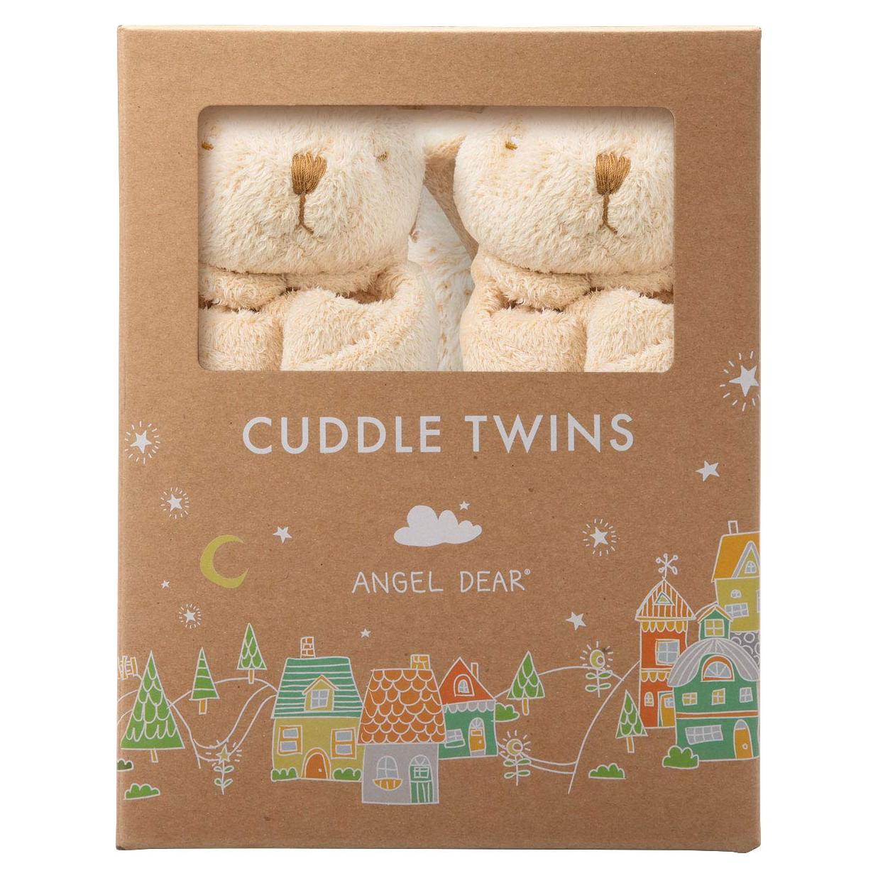 Conjunto de Gemelos Acurrucados Angel Dear Conejo Beige