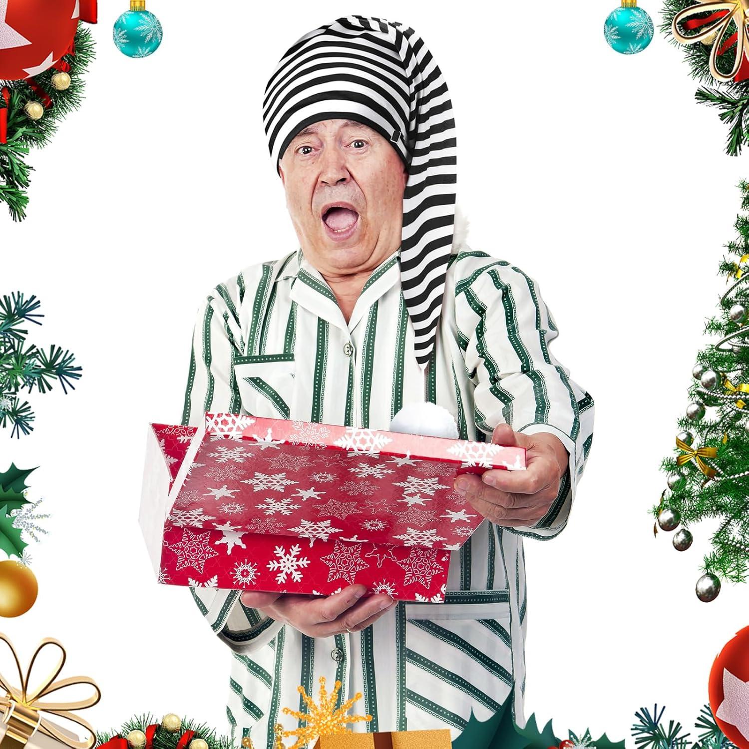 Gorro de Dormir Ajustable Eurzom para Hombre - 2 Pcs Rayas