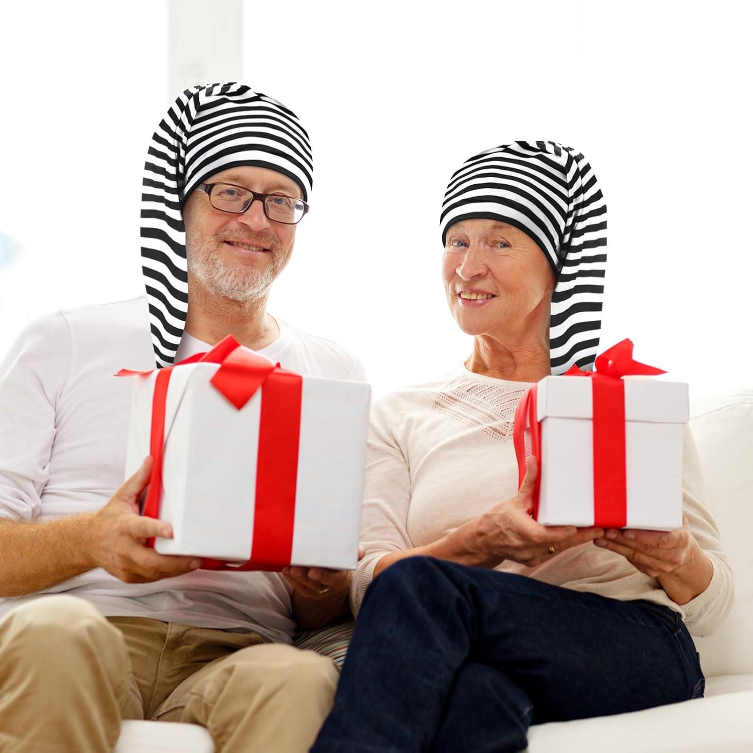 Gorro de Dormir Ajustable Eurzom para Hombre - 2 Pcs Rayas