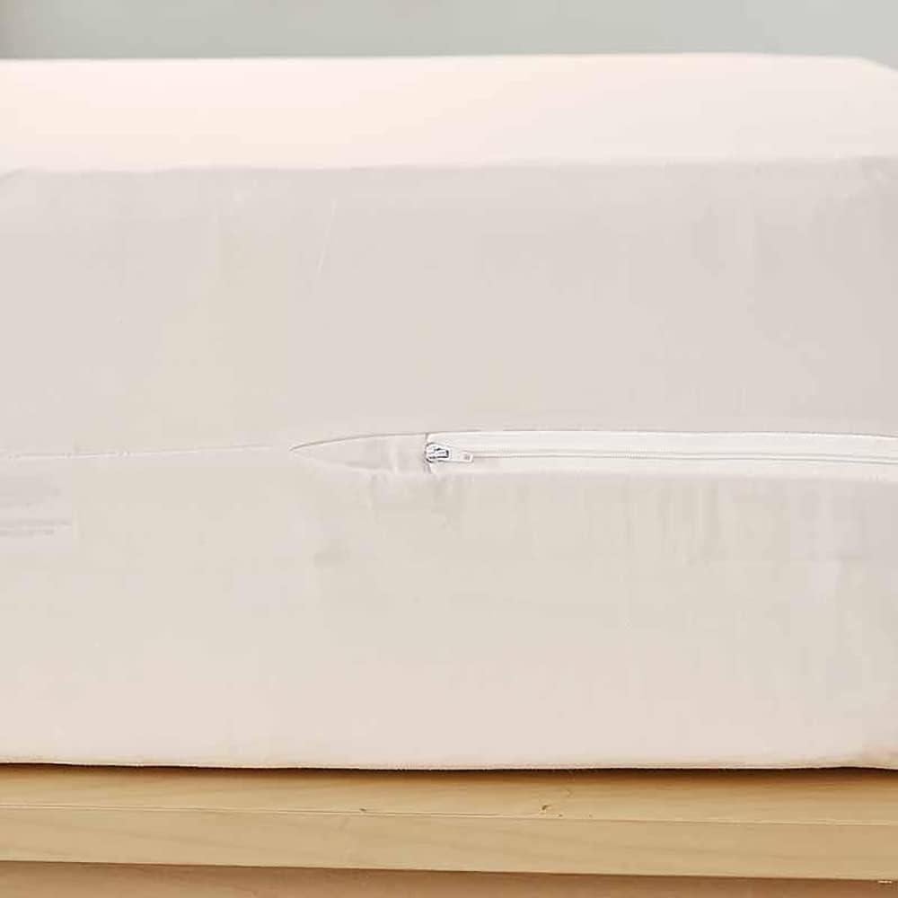 Cubierta de colchón de algodón Gilbins Queen Beige 100% natural