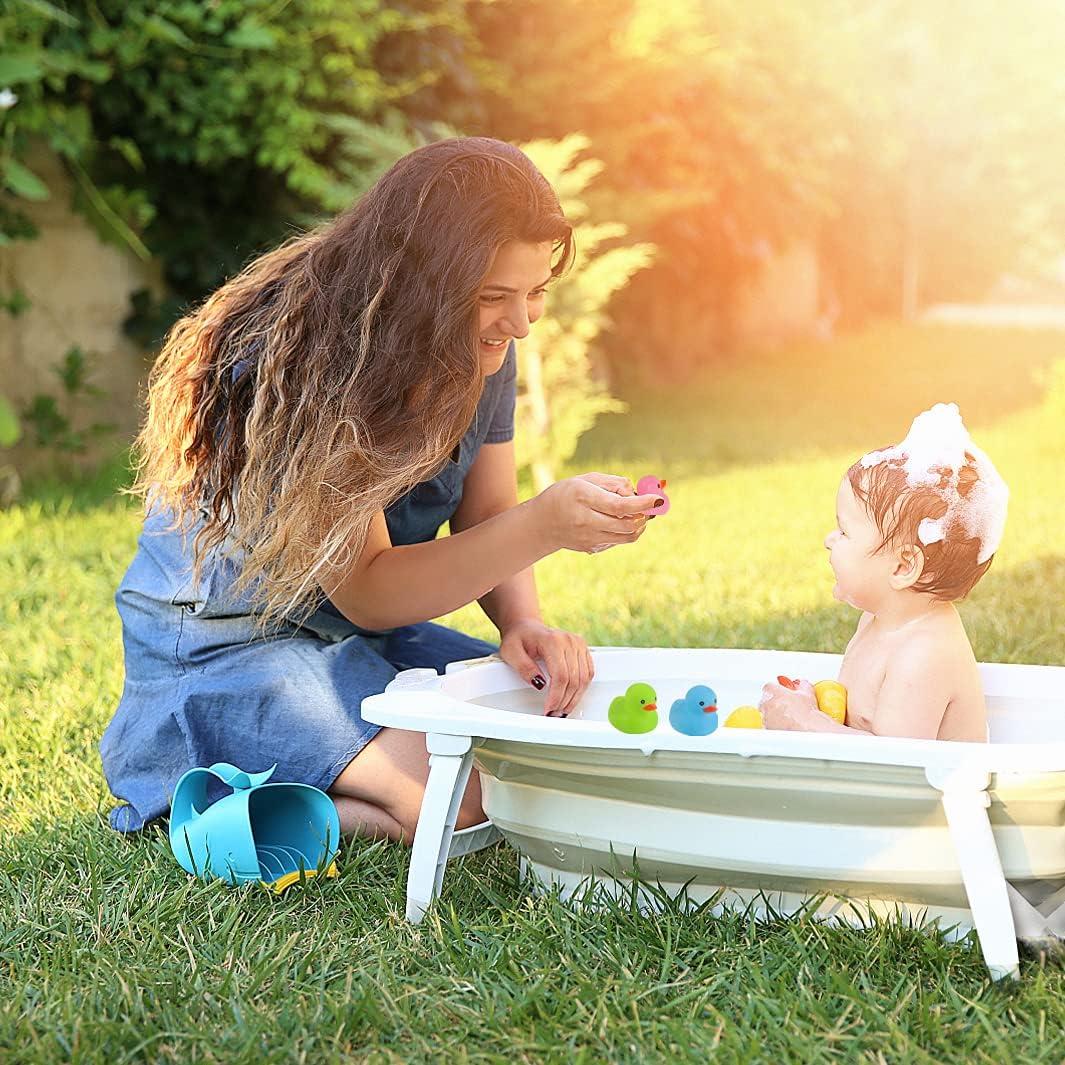 Set de Juguetes de Baño 4 Pcs Patos de Goma AIYUENCICI