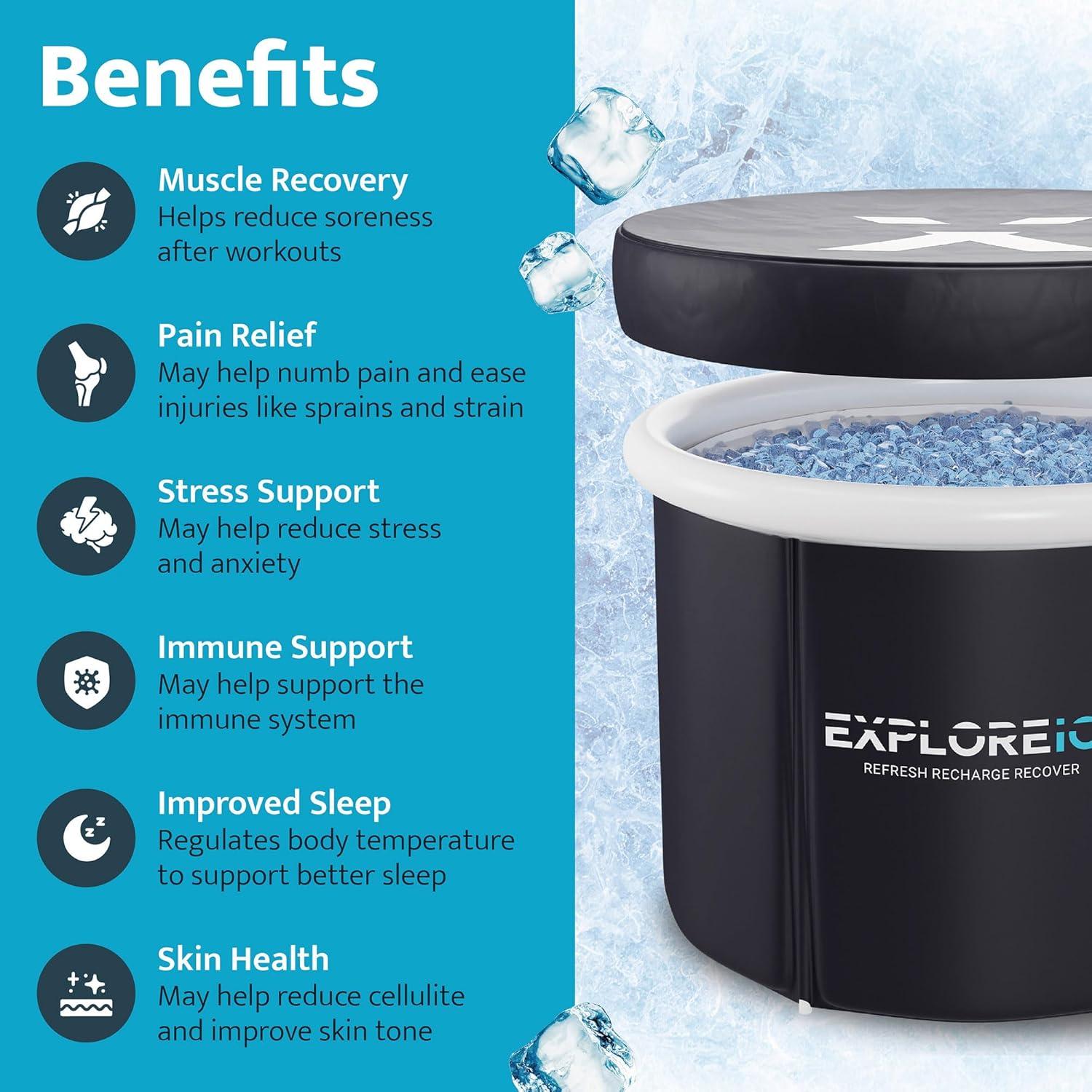 Bañera de Hielo Portátil Explorar Fitness Pro Max XL