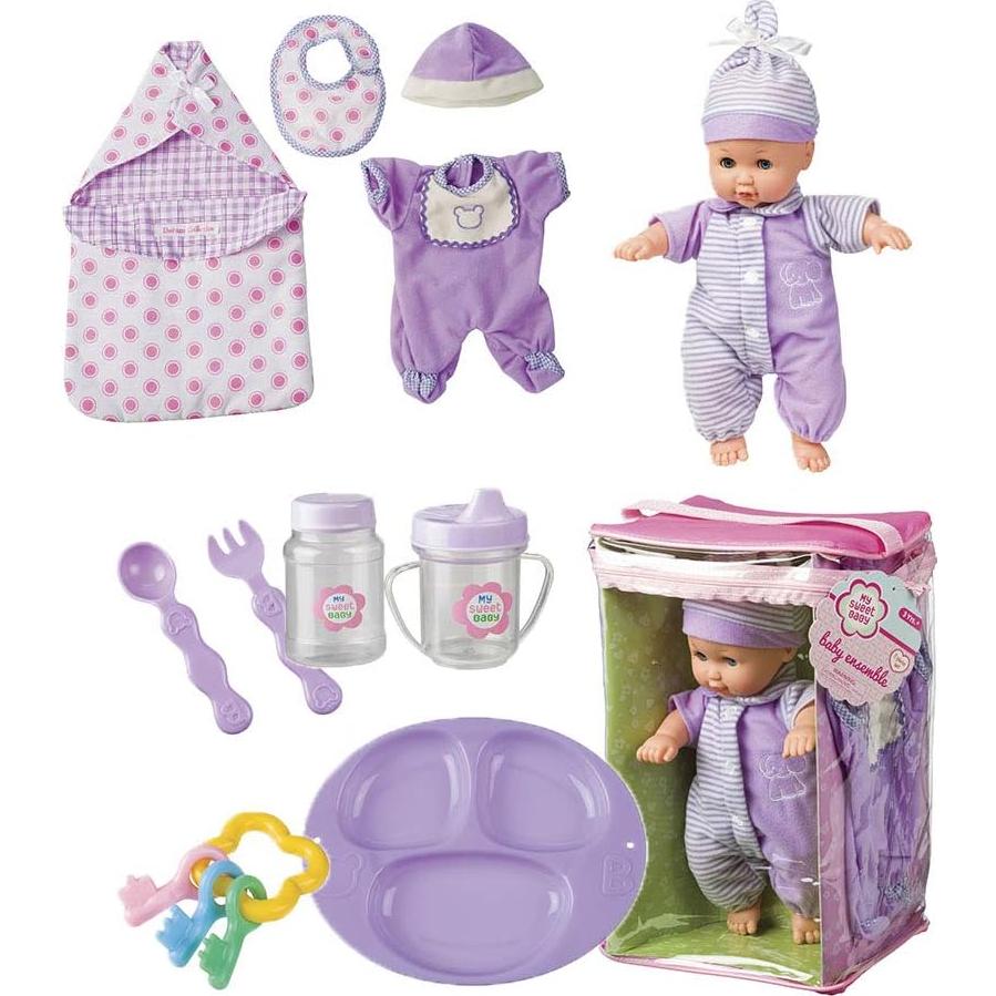 Conjunto de Muñecas Deluxe Toysmith 12 Piezas 29.21 cm