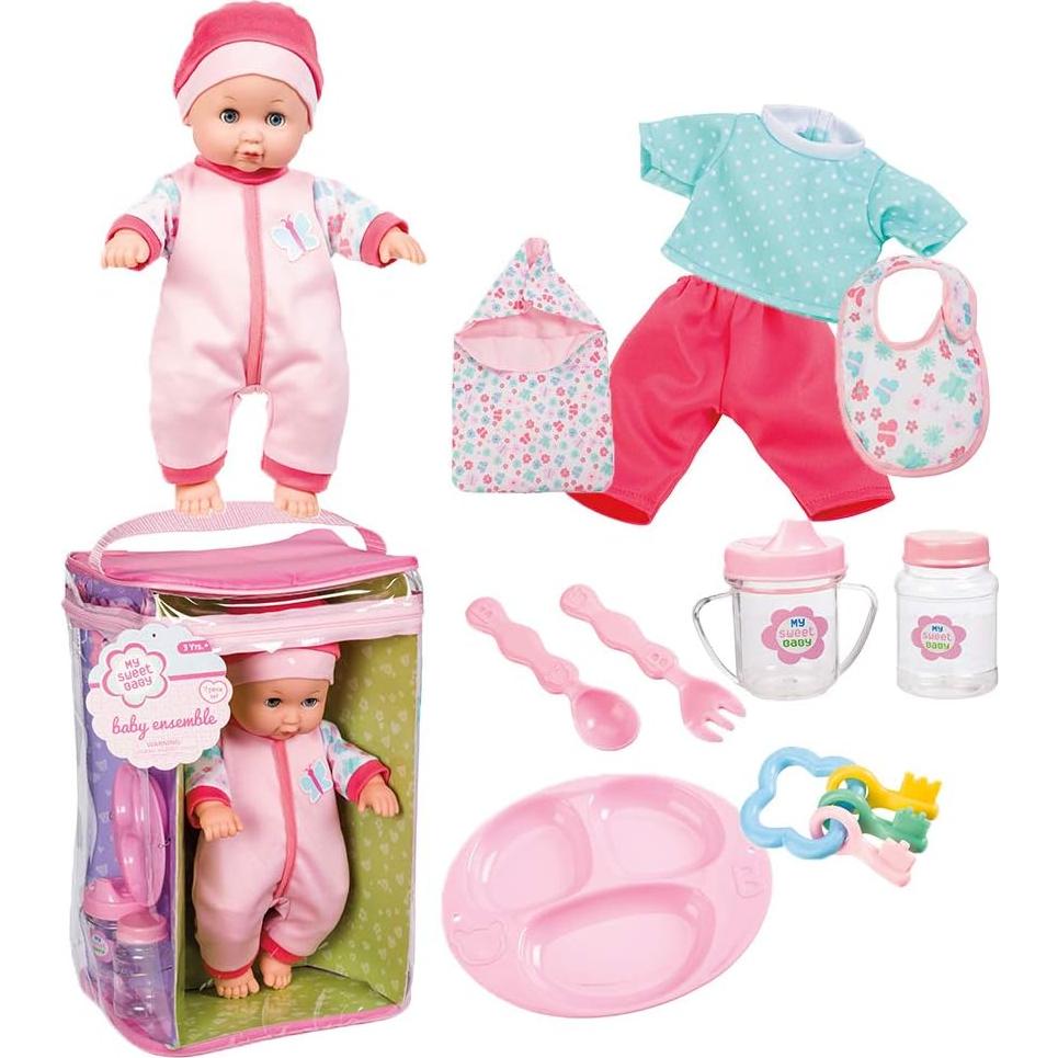 Conjunto de Muñecas Deluxe Toysmith 12 Piezas 29.21 cm