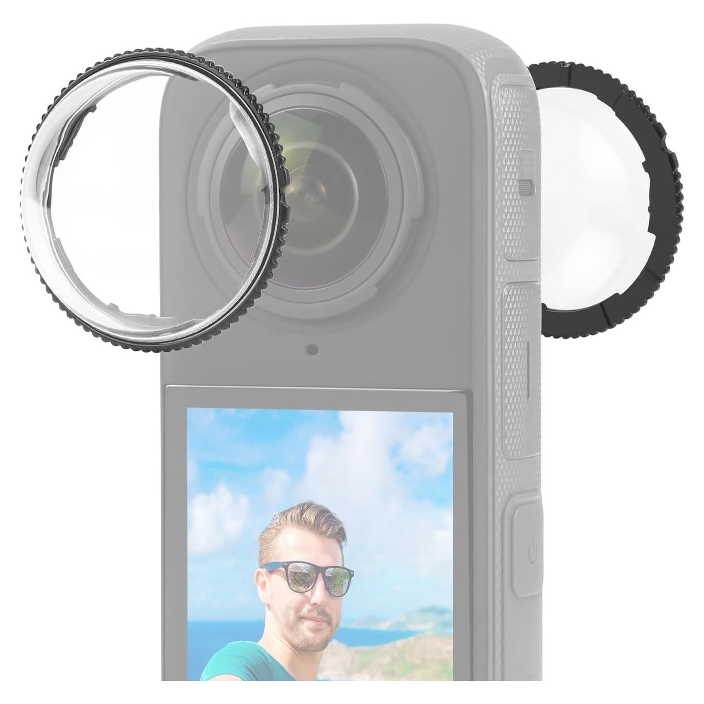 Protector de Lente PULUZ para Insta360 X4 - HD Antirreflectante