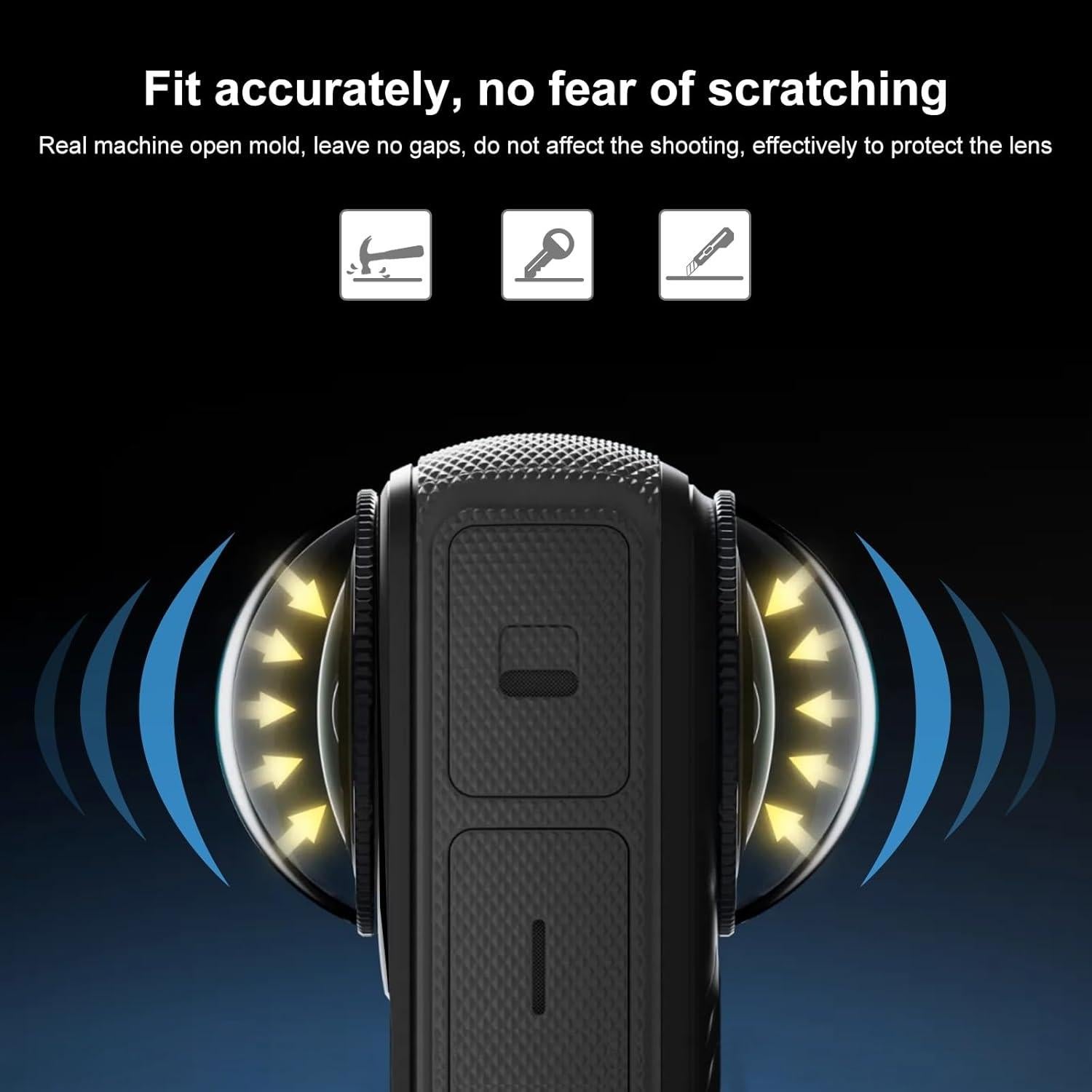 Protector de Lente PULUZ para Insta360 X4 - HD Antirreflectante