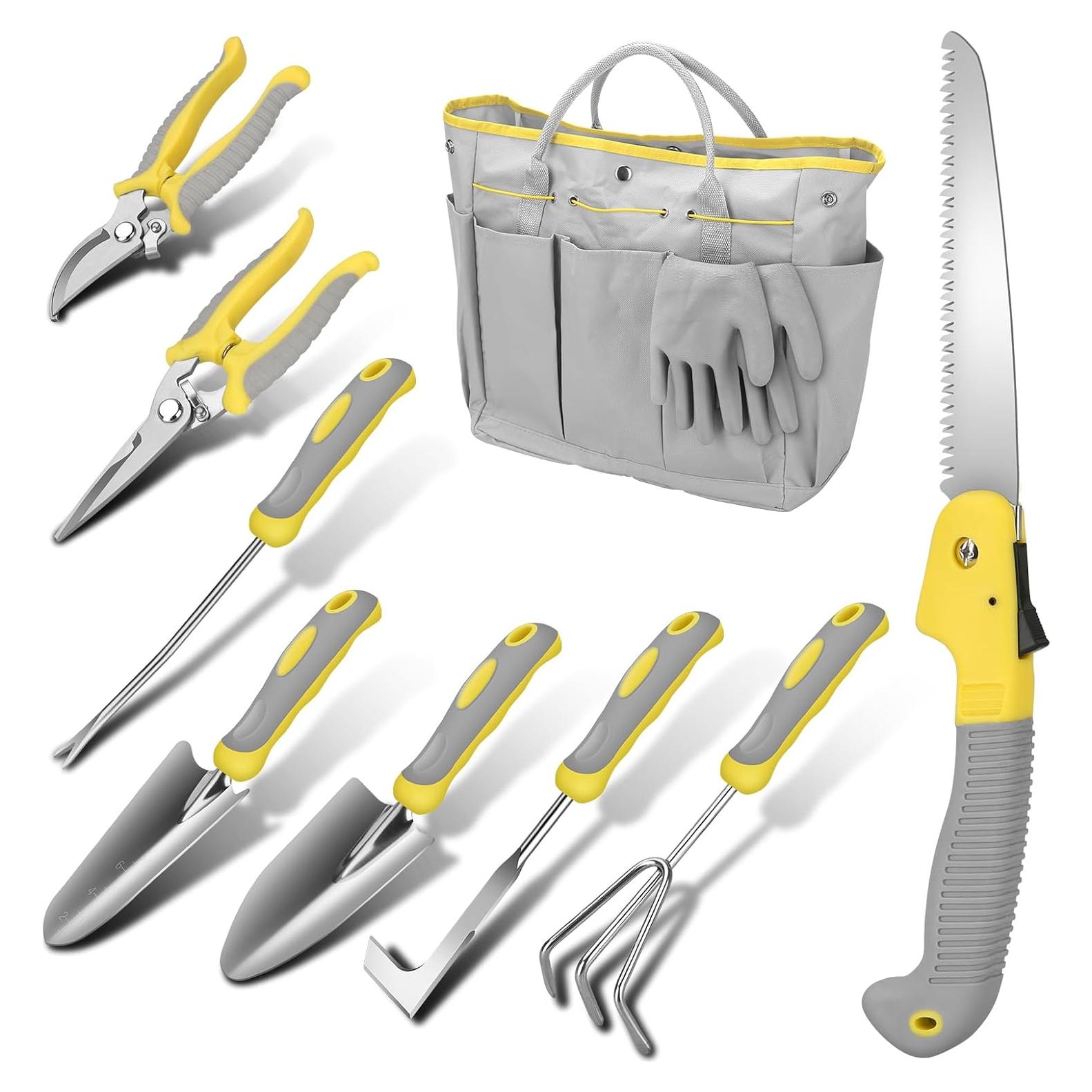 Conjunto de Herramientas de Jardinería Blumway 10 Pzs Acero Inoxidable