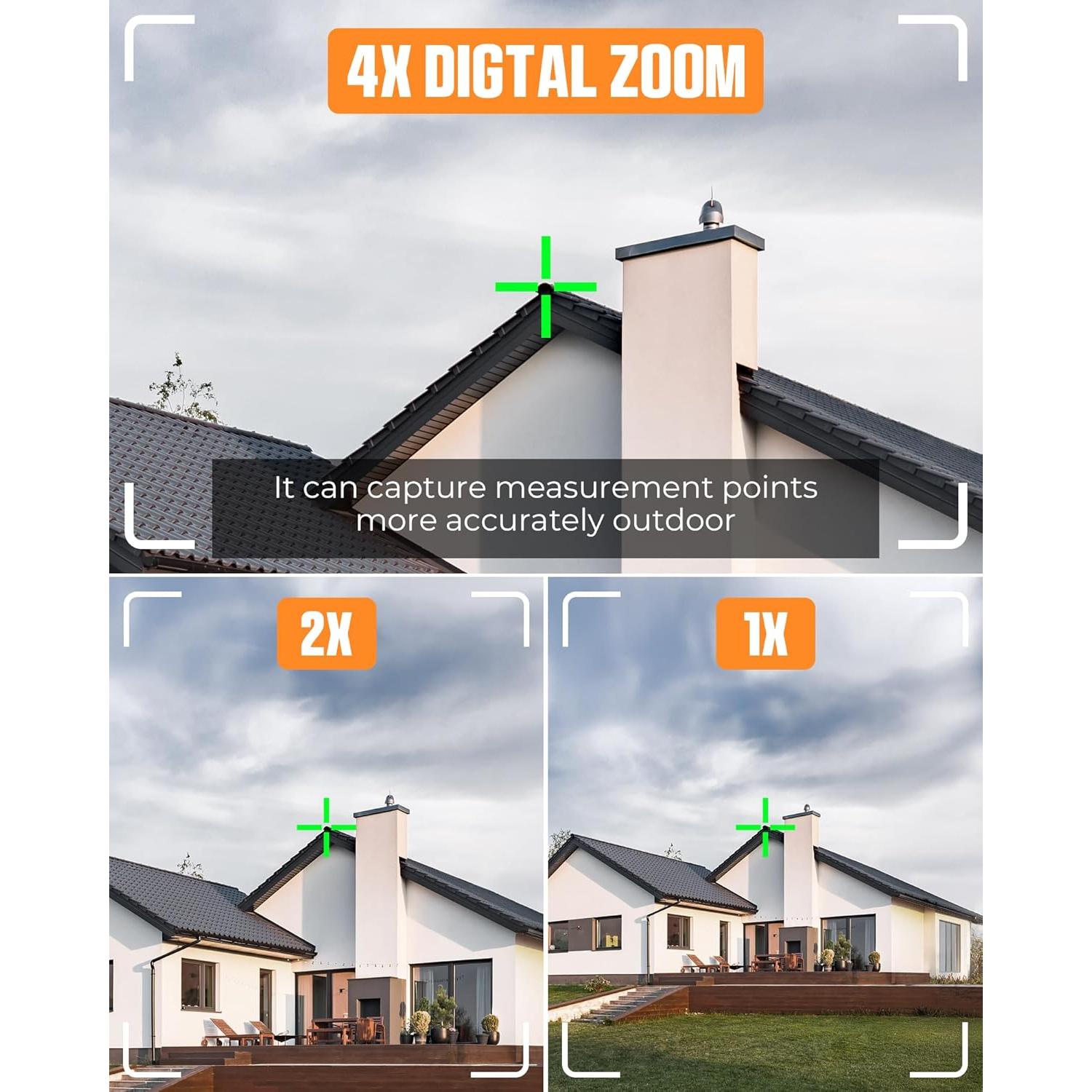 Medidor Láser CIGMAN CD-120G 119m Verde IP68 Recargable