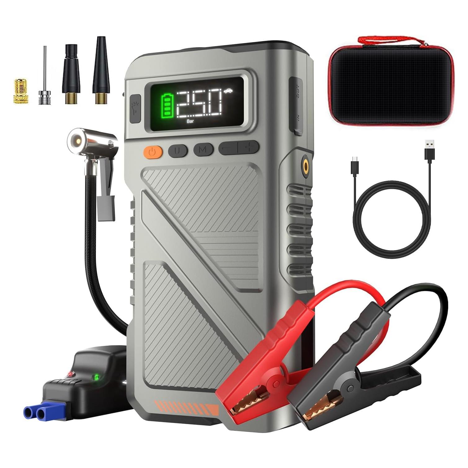 Arrancador de Salto Pabulum SU7 9000A con Compresor 150PSI