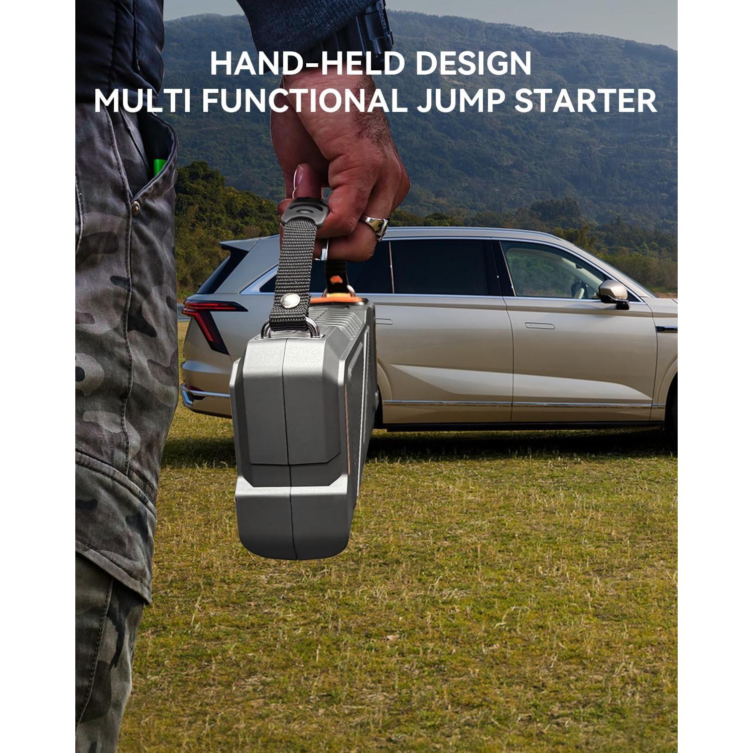 Arrancador de Salto Pabulum SU7 9000A con Compresor 150PSI