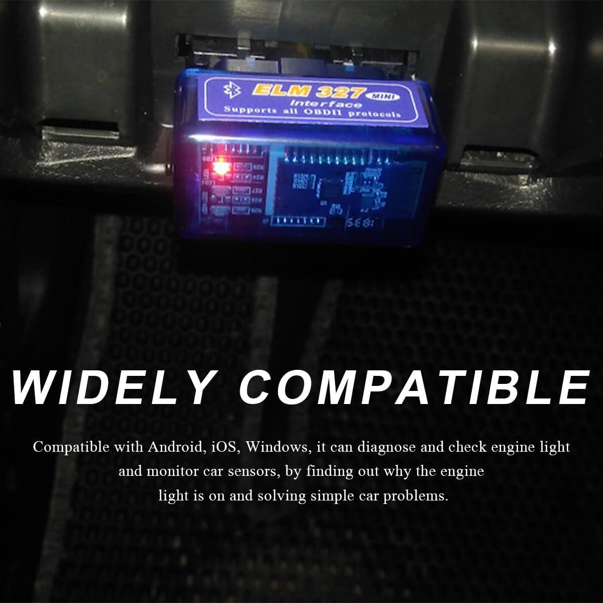 Escáner de Diagnóstico Automotriz FSTURIOS ELM327 OBDII Bluetooth