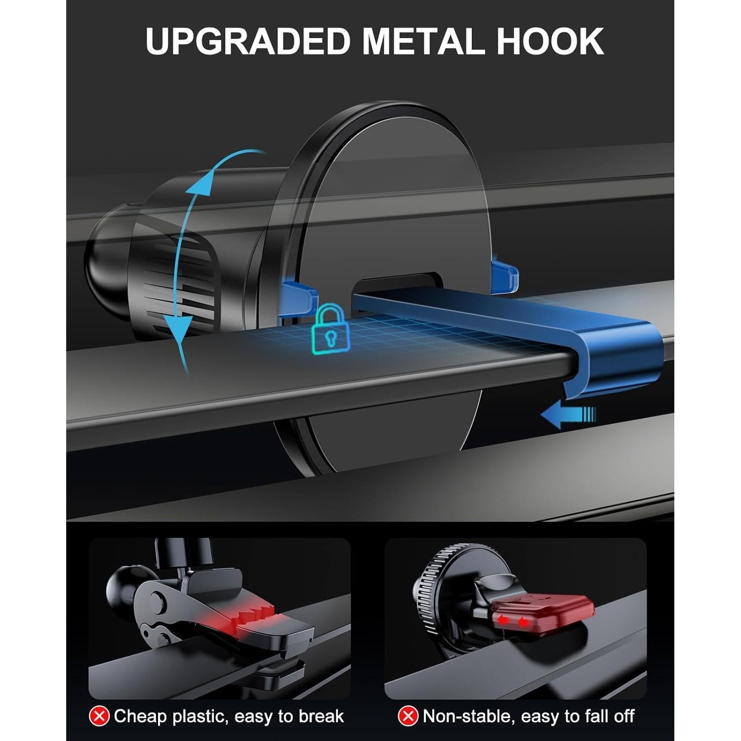 Cargador Inalámbrico para Auto Beeasy 15W con Soporte Automático