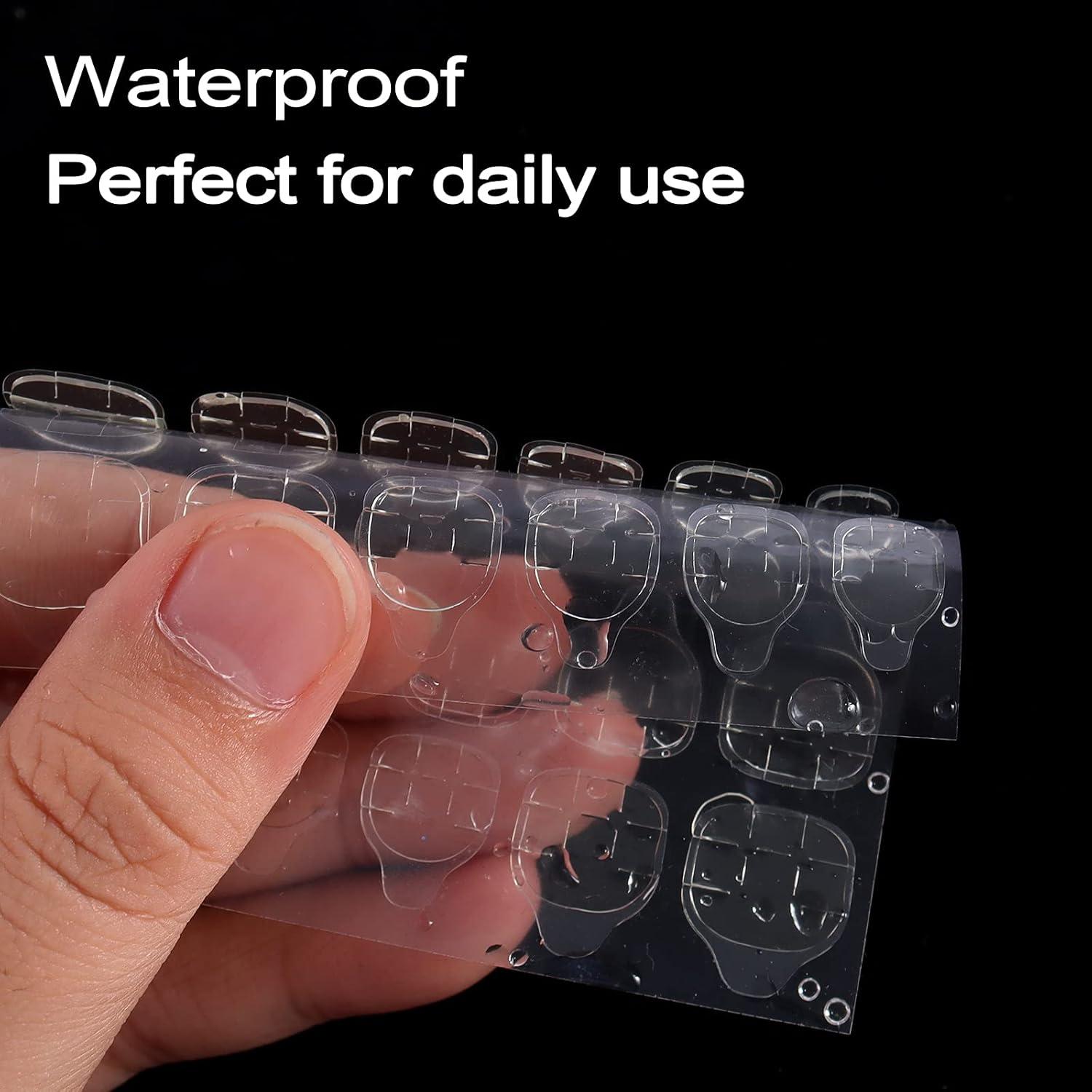 Pestañas Adhesivas Finas Laza 240 Pcs para Uñas Postizas