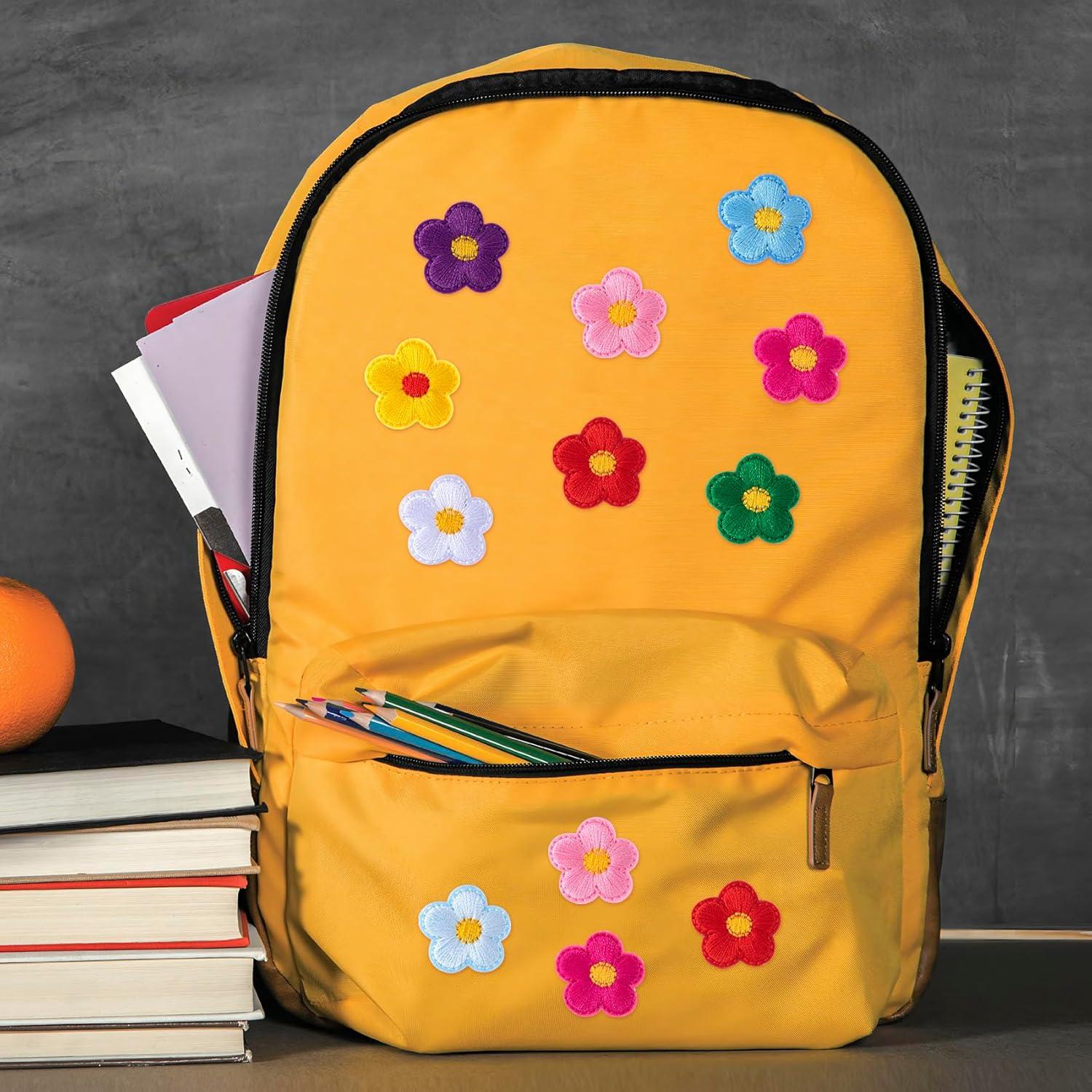 Parches Bordados de Flores PAGOW 24 Pcs para Ropa y DIY