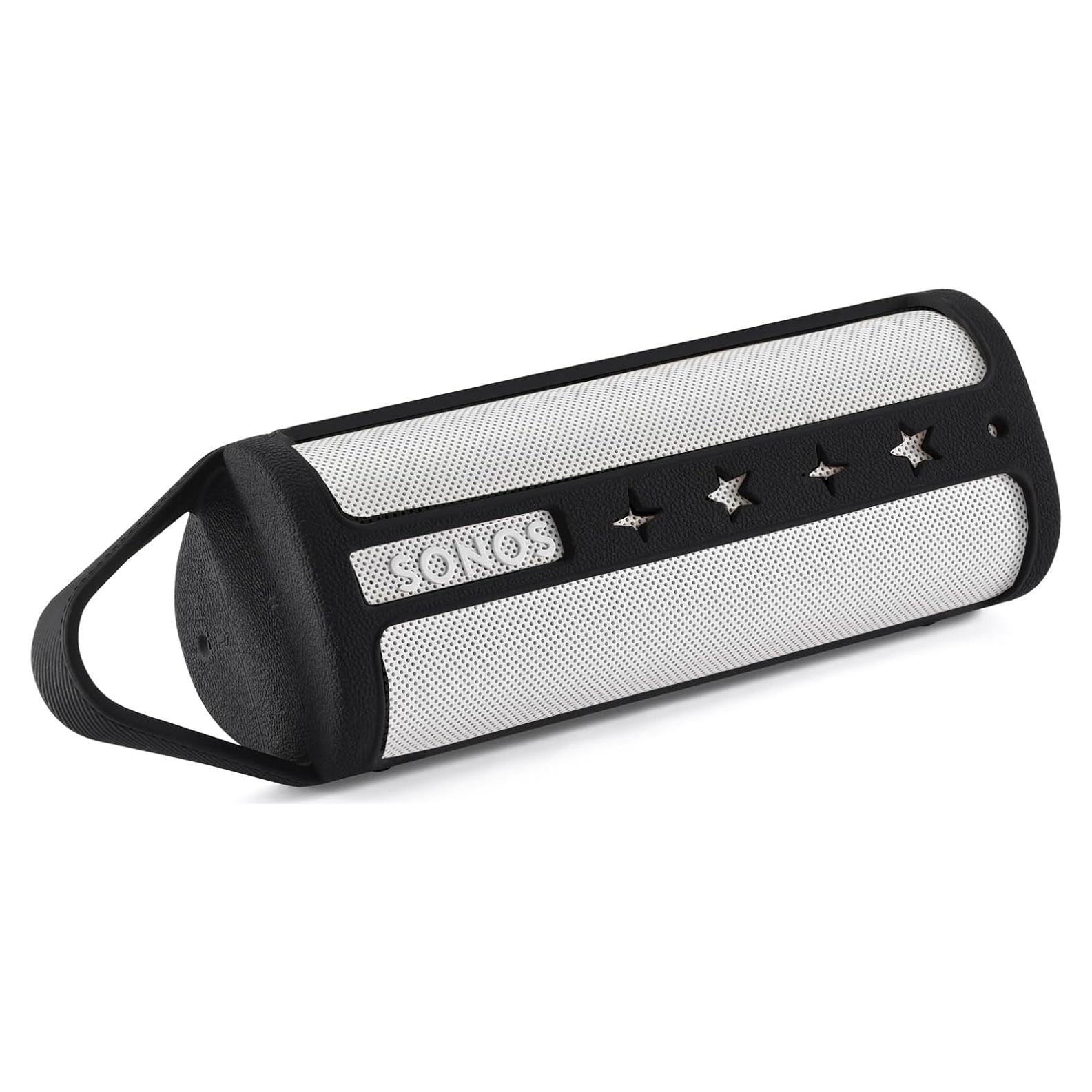 Funda de Silicona con Asa Seracle para Sonos Roam 2 - Negro