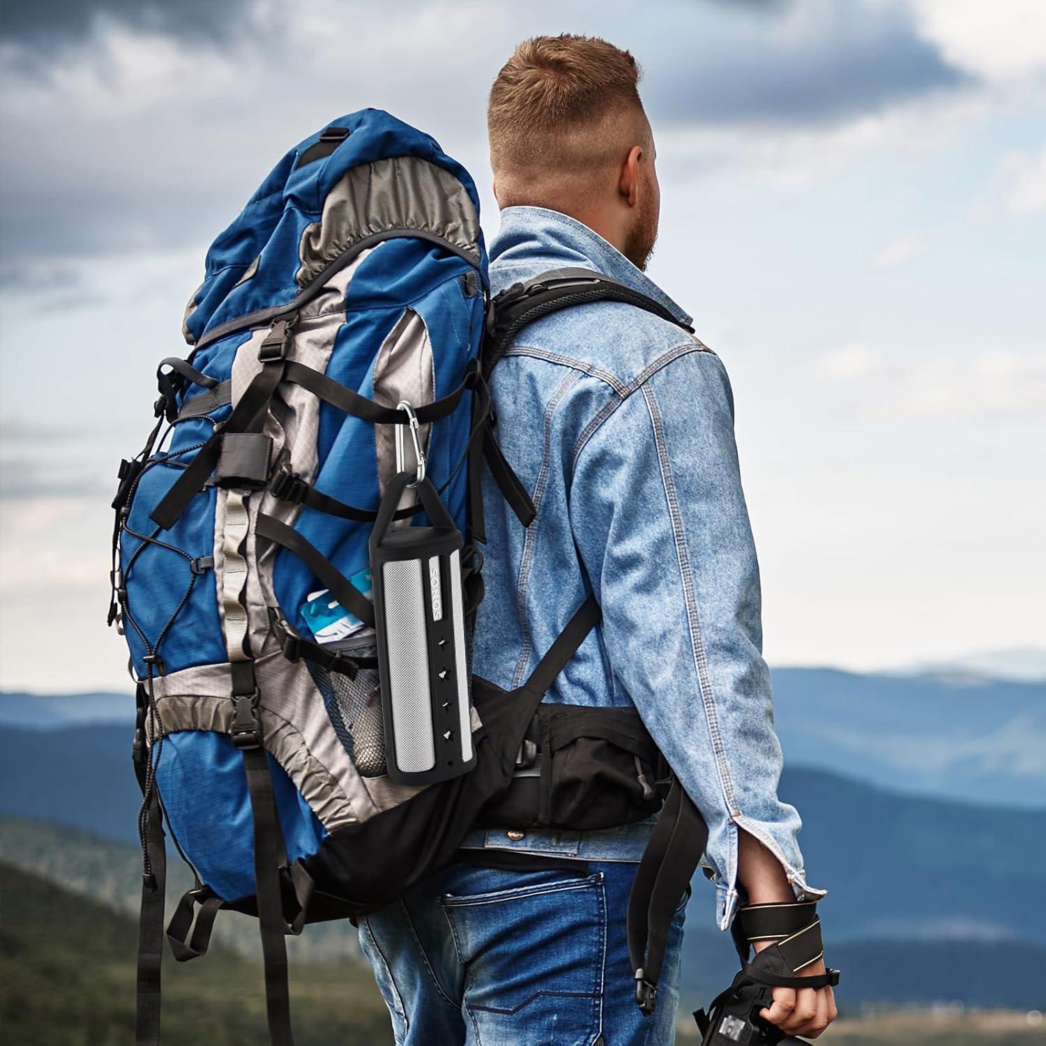 Funda de Silicona con Asa Seracle para Sonos Roam 2 - Negro