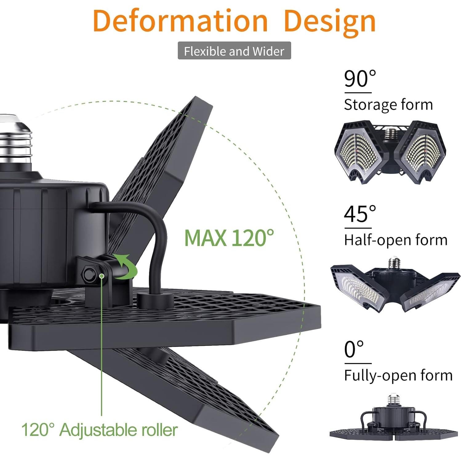 Luz de Garaje LED KERNOWO 140W 18500 Lúmenes 6000K